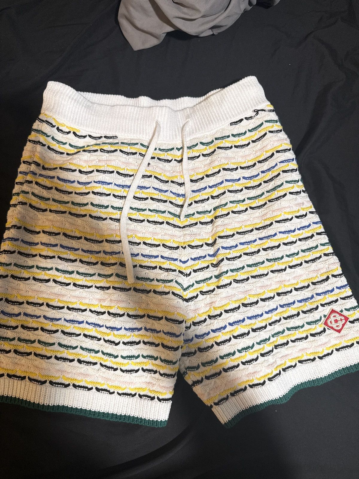 Casablanca $1.2K Tuck Stitch Yellow Stripe Knit Polo & Shorts Size US S / EU 44-46 / 1 - 4 Thumbnail