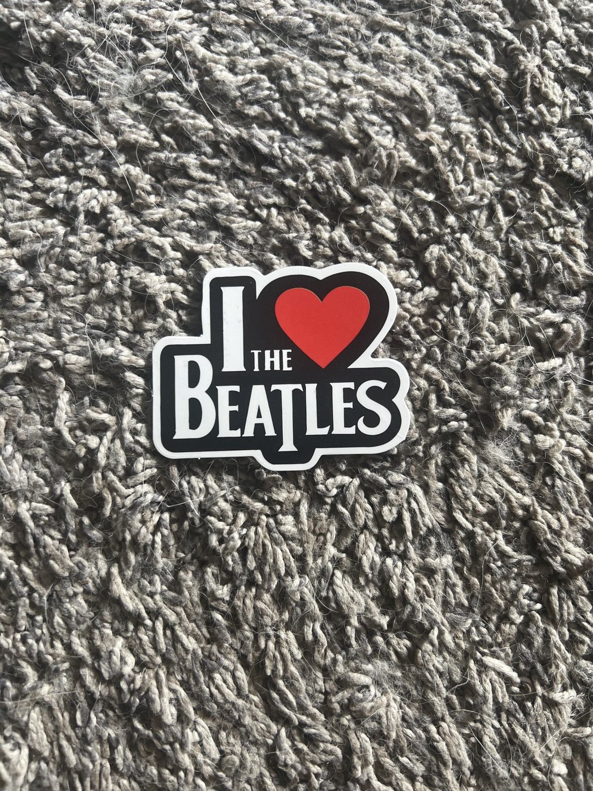 Band Tees × Hypebeast I ❤️ The Beatles Sticker Size ONE SIZE - 1 Thumbnail