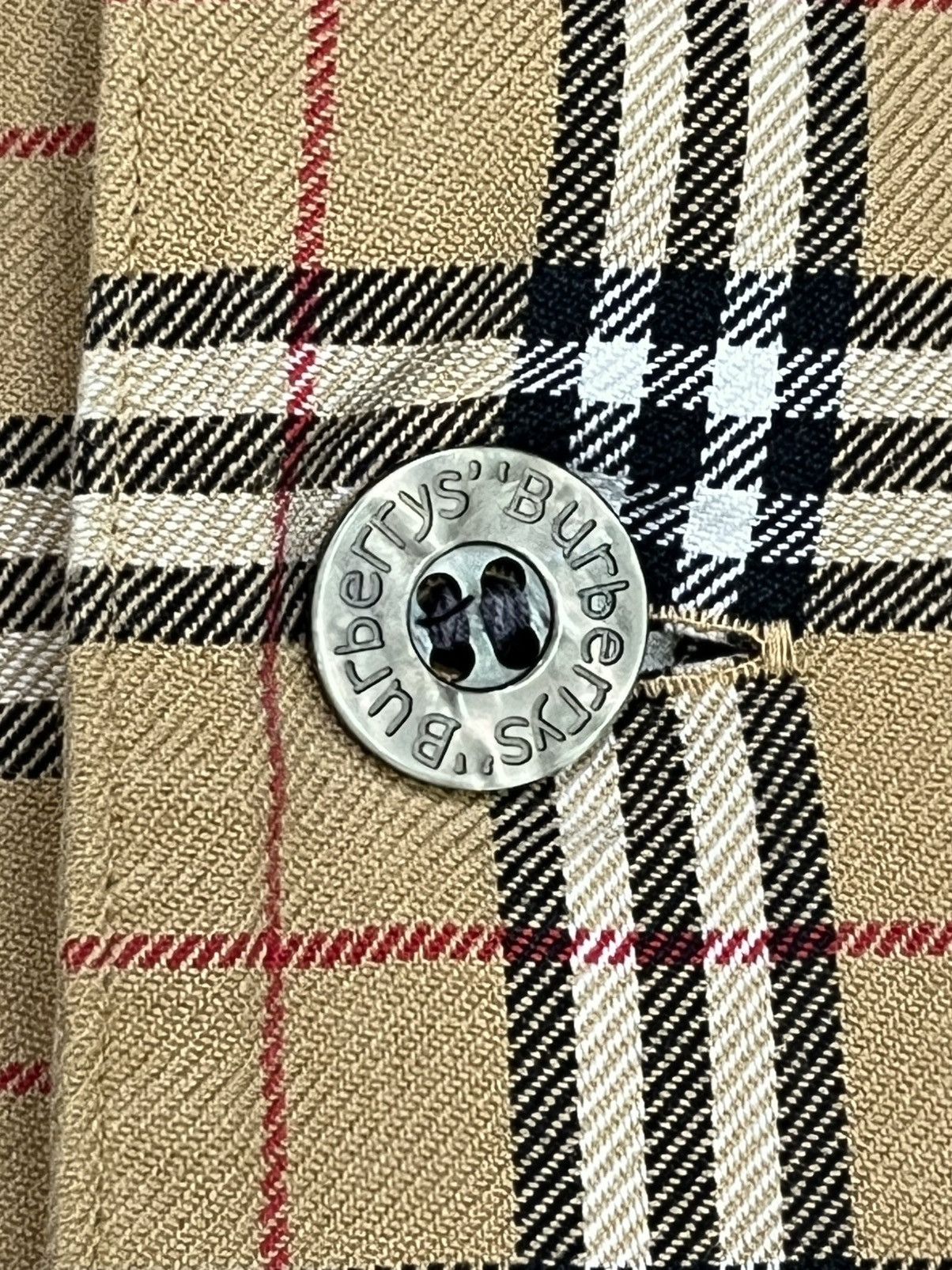 Burberry Vintage BURBERRYS' Nova Check Longsleeve Pajama Shirt Size US S / EU 44-46 / 1 - 9 Thumbnail