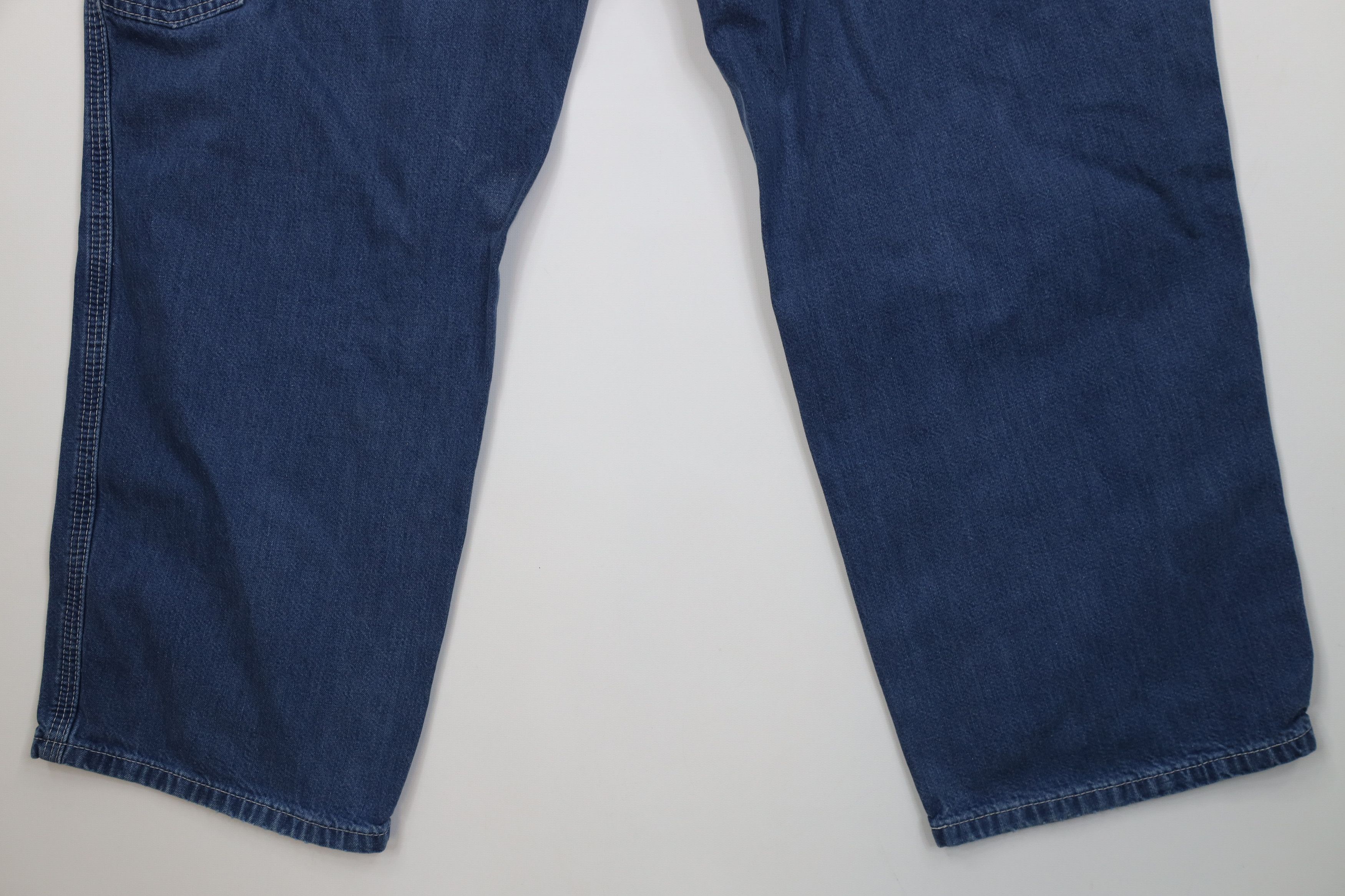 Carhartt Vintage Y2K Carhartt Wide Leg Dungaree Denim Jeans Blue Size US 38 / EU 54 - 14 Thumbnail