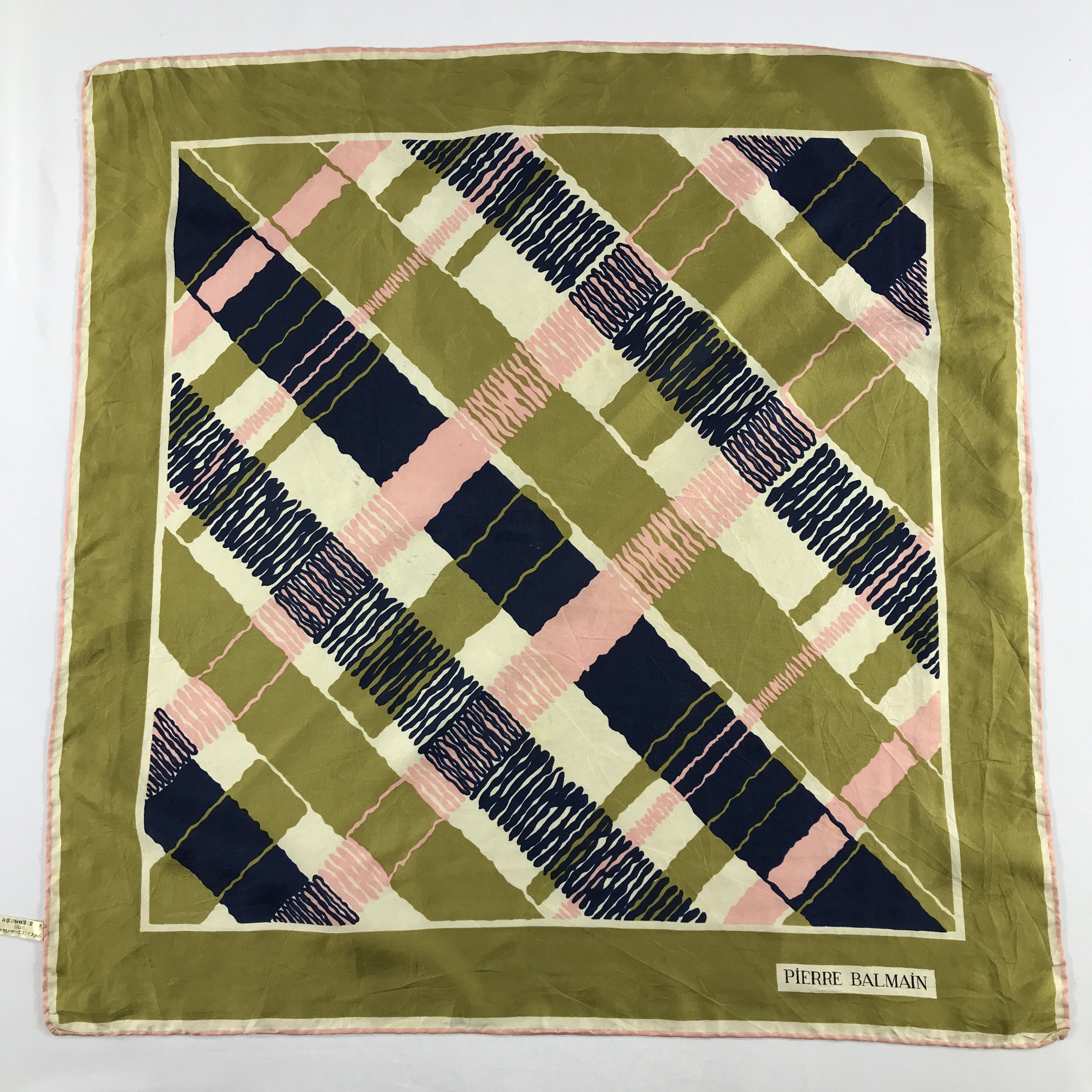 Pierre Balmain × Vintage Pierre Balmain Bandana / Handkerchief / Neckerchief - S2186 Size ONE SIZE - 1 Thumbnail