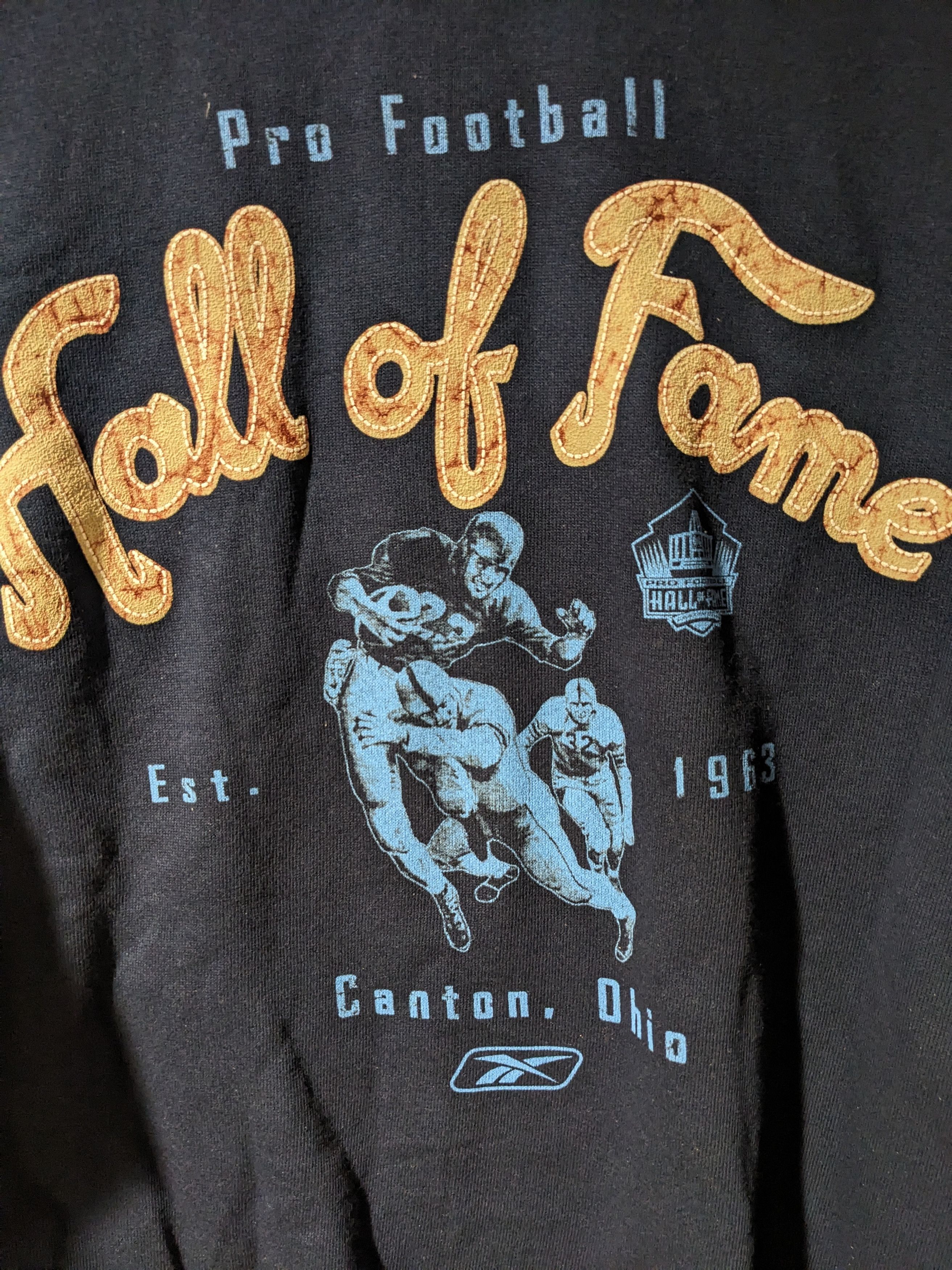 NFL Vintage Y2K Hall of Fame Pro Football Ohio Medium Sweatshirt Size US M / EU 48-50 / 2 - 2 Thumbnail