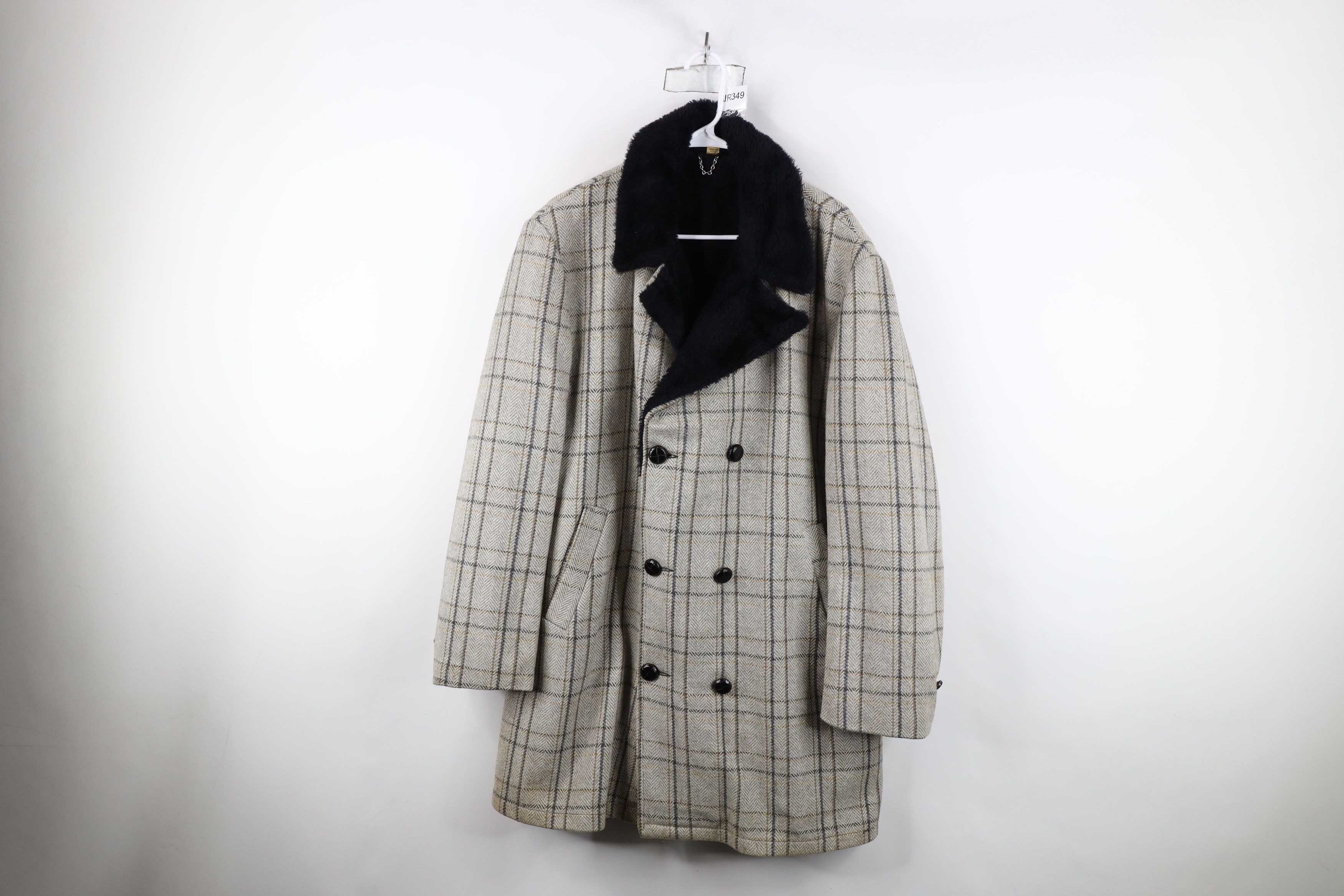 Vintage Vintage 70s Streetwear Plaid Fleece Lined Jacket USA Size US XXL / EU 58 / 5 - 1 Thumbnail