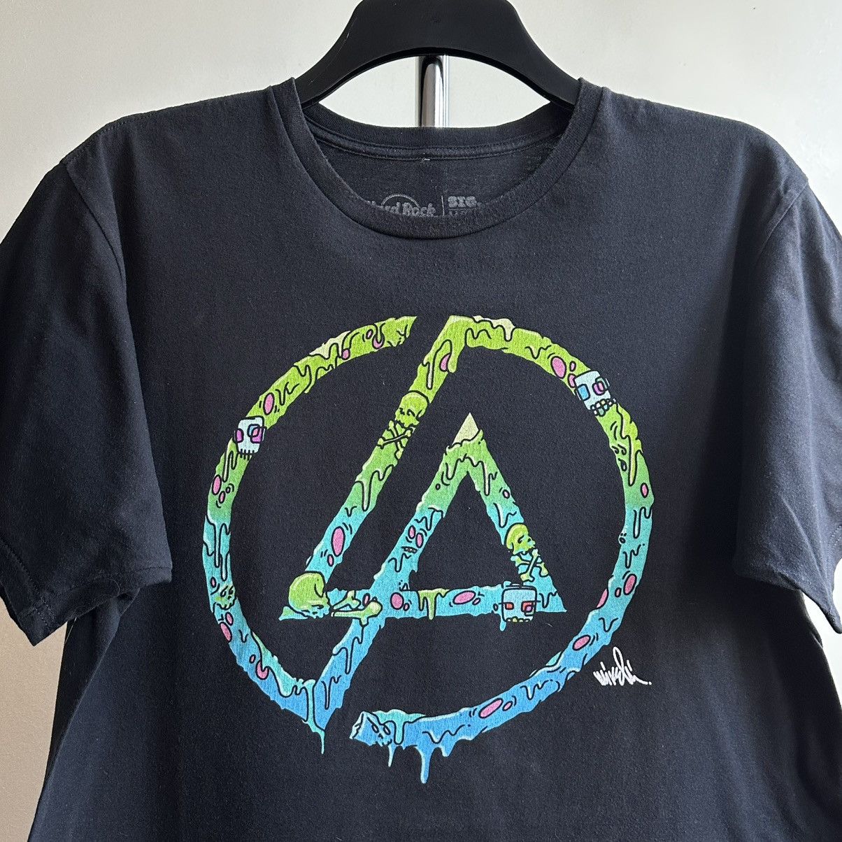 Band Tees × Hard Rock Cafe × Vintage LINKIN PARK x HARD ROCK CAFE MUNICH Y2K TEE Size US L / EU 52-54 / 3 - 2 Thumbnail