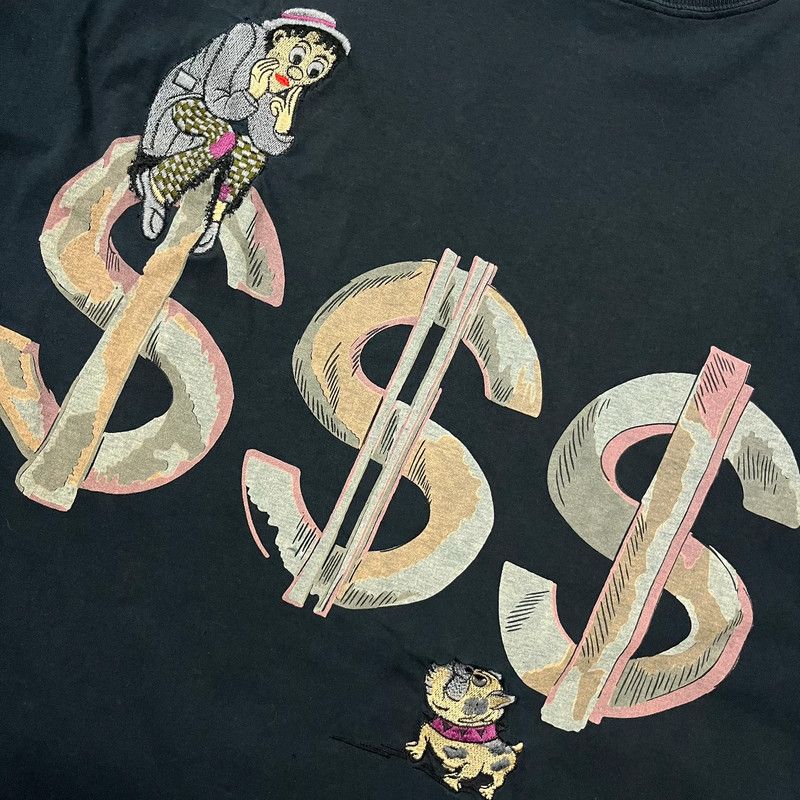 Carlo Colucci Vintage Carlo Colucci Y2K T-Shirt Dolar Money Retro 90s Size US XL / EU 56 / 4 - 2 Thumbnail