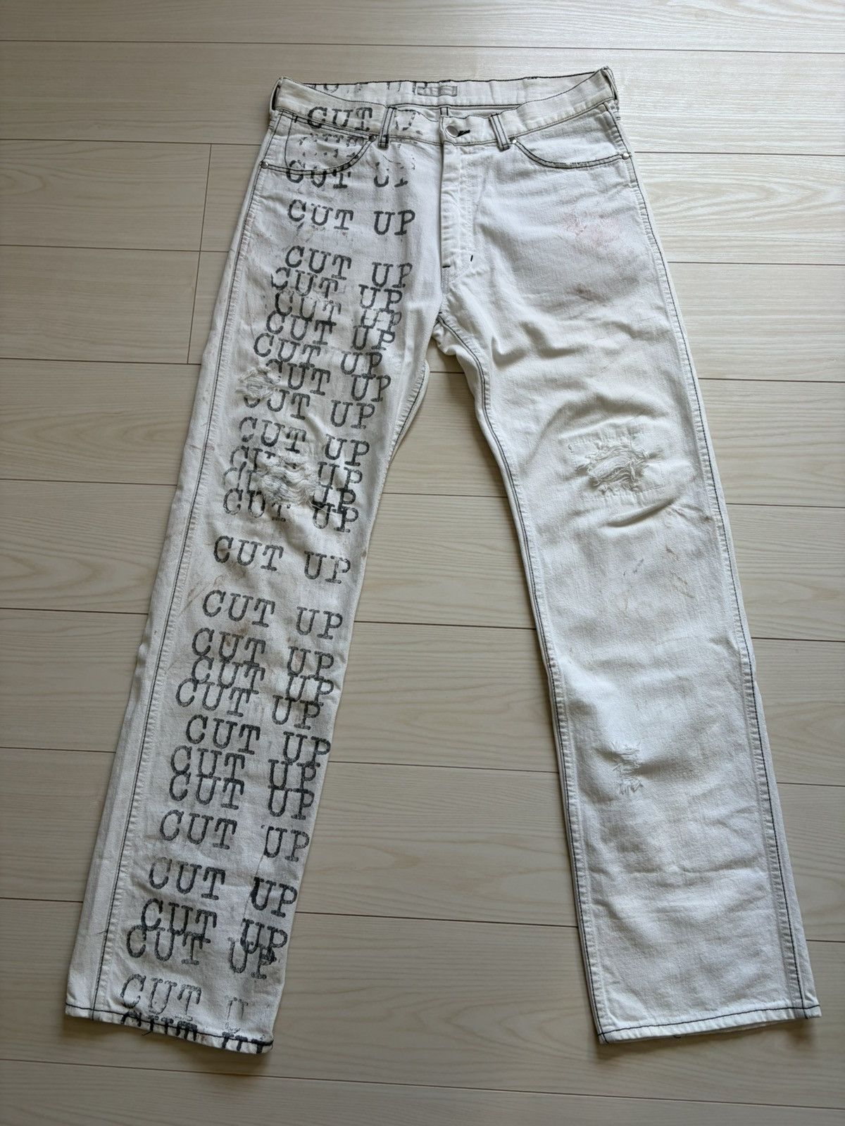 Number (N)ine 2002 “The modern age” Number nine jeans | Grailed