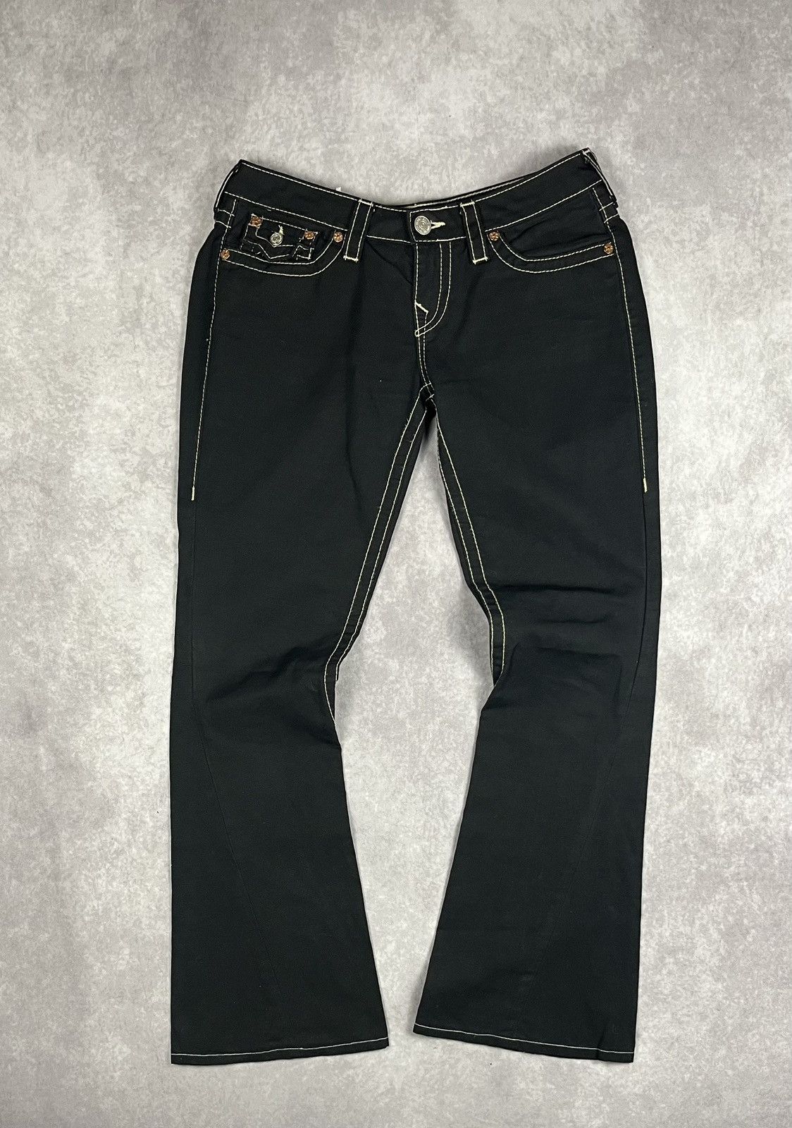 True Religion True Religion Bootcut Denim Jeans Twisted Seam Jeans Size 29" - 2 Thumbnail