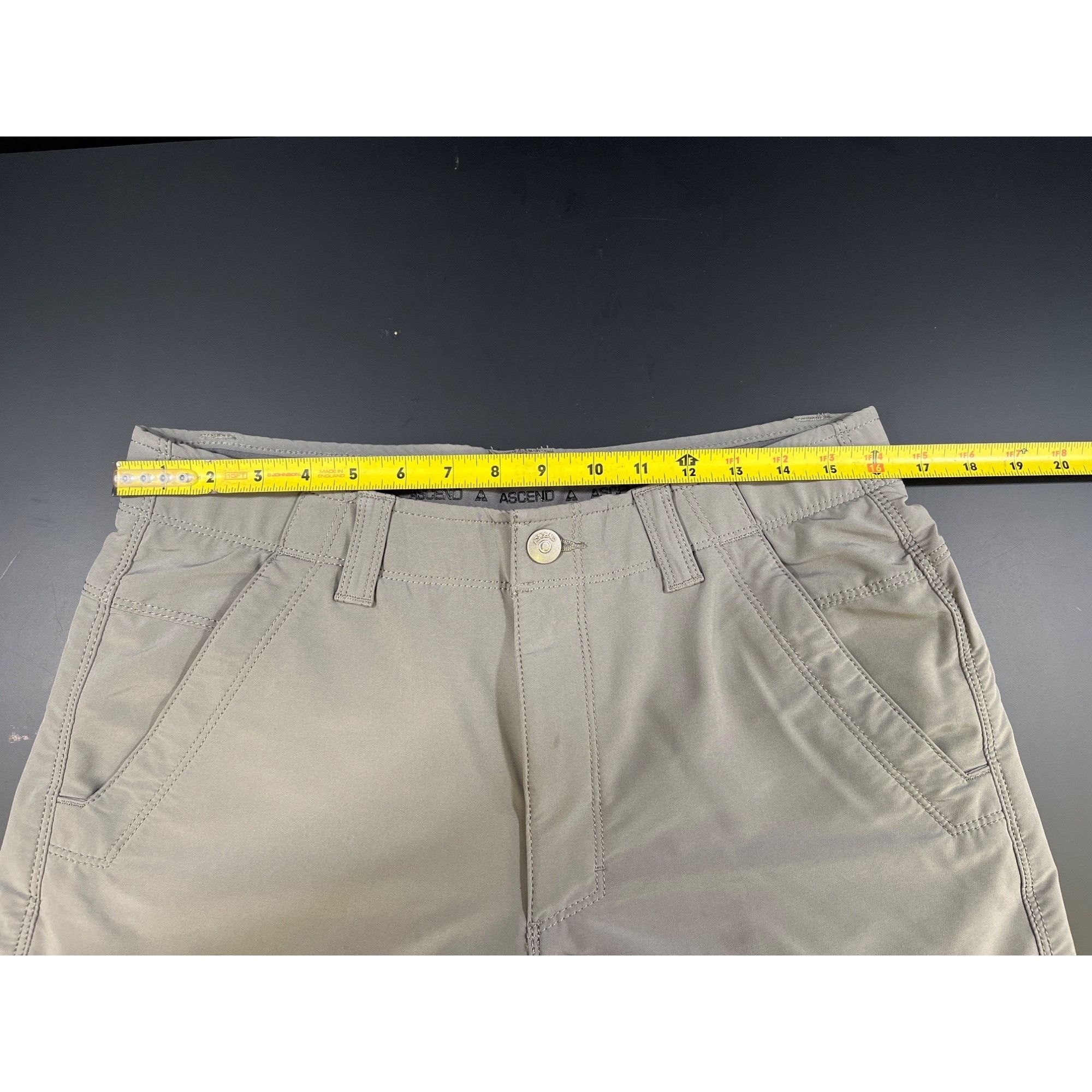 Other Ascend A Men's Gray Sportwear Pants Size 34X30 SKU 5334 Size US 34 / EU 50 - 3 Thumbnail