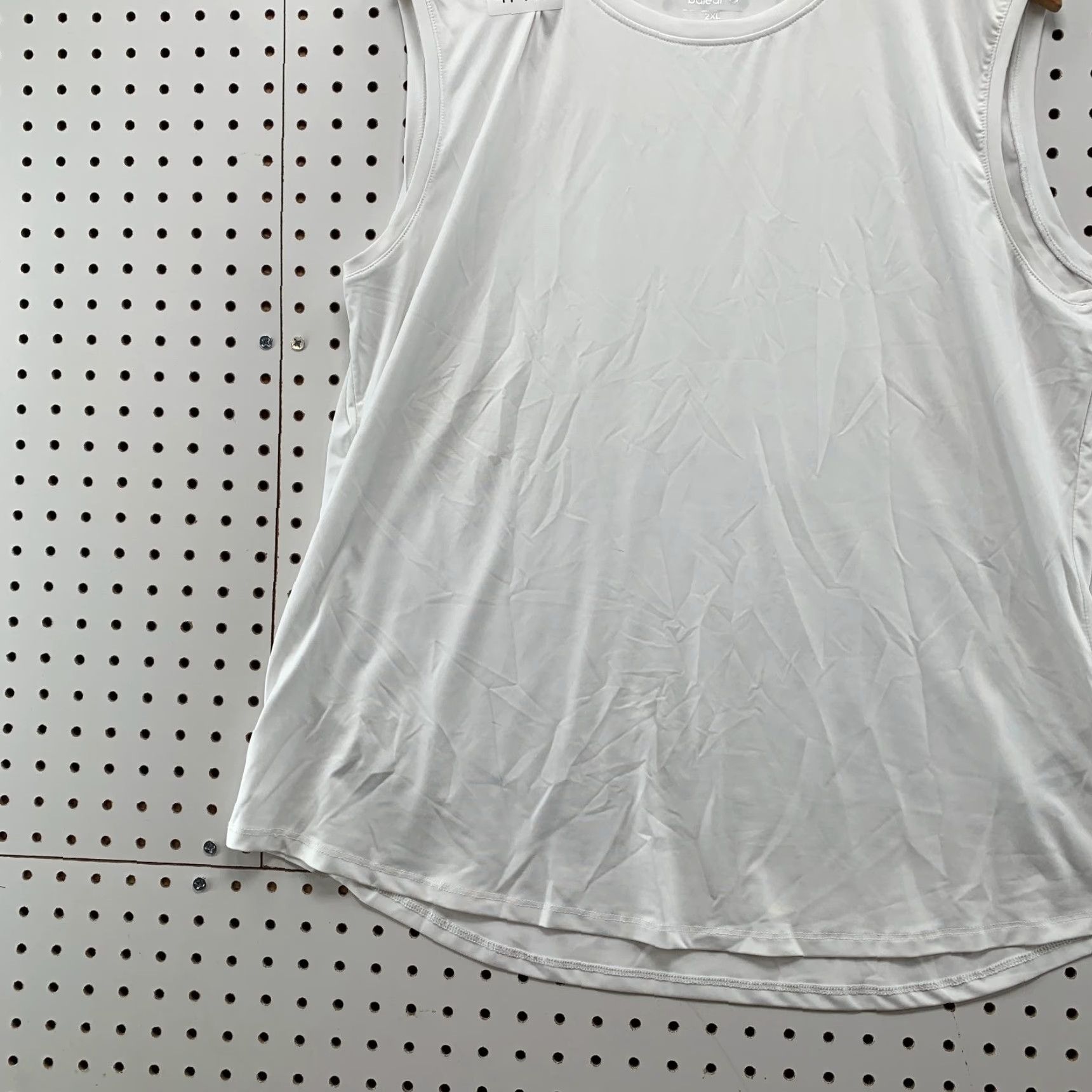 Vintage Baleaf Athletic Top Shirt Womens 2XL White Sleeveless Polyester Spandex Yoga Size XXL / US 16-18 / IT 52-54 - 5 Thumbnail