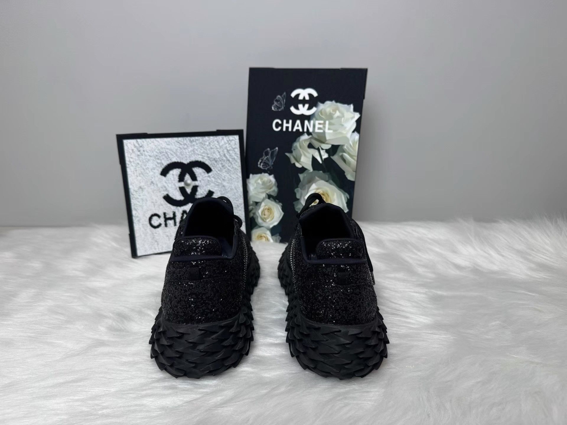 Giuseppe Zanotti Giuseppe Zanotti GZ Black Sequin Casual Shoes K36 Size US 9 / EU 42 - 3 Thumbnail