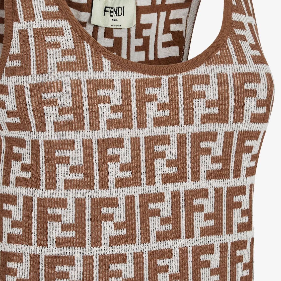 Fendi o1s1wg110925 Top in Brown Size L / US 10 / IT 46 - 3 Thumbnail