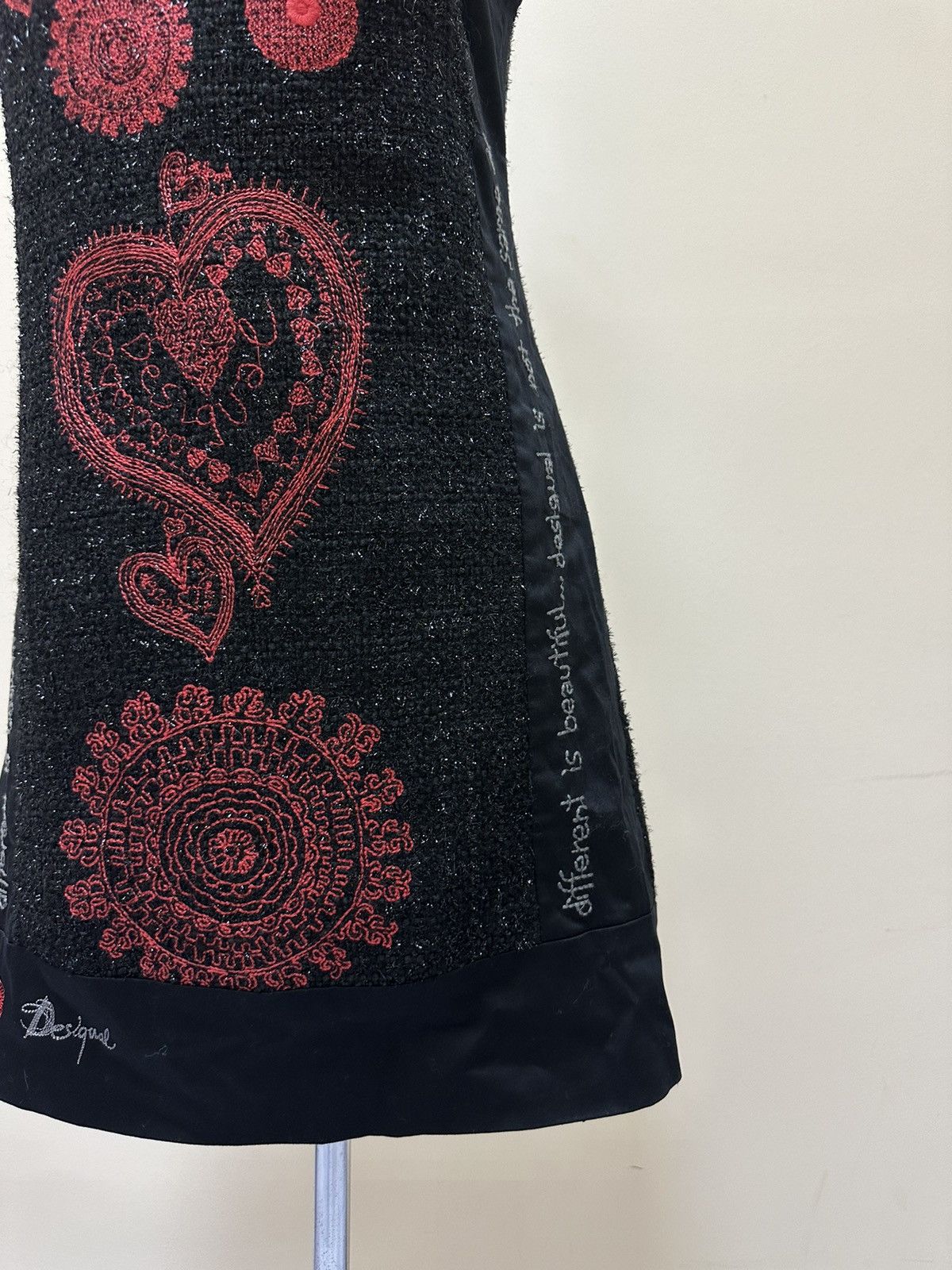Designer × Desigual Dress Desigual Crazy Flowers size 38 Size XS / US 0-2 / IT 36-38 - 3 Thumbnail