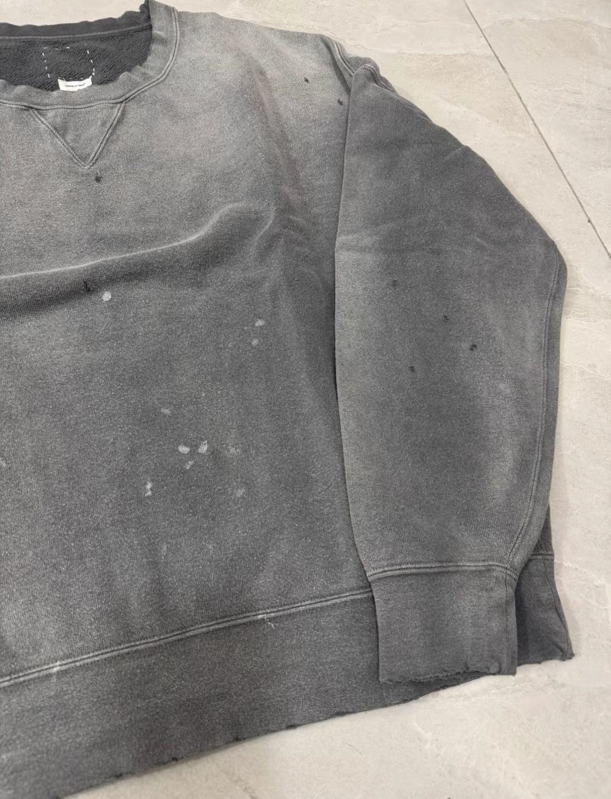 Visvim Visvim 22AW Crash Distressed Sweatshirt J34 Size US S / EU 44-46 / 1 - 3 Thumbnail