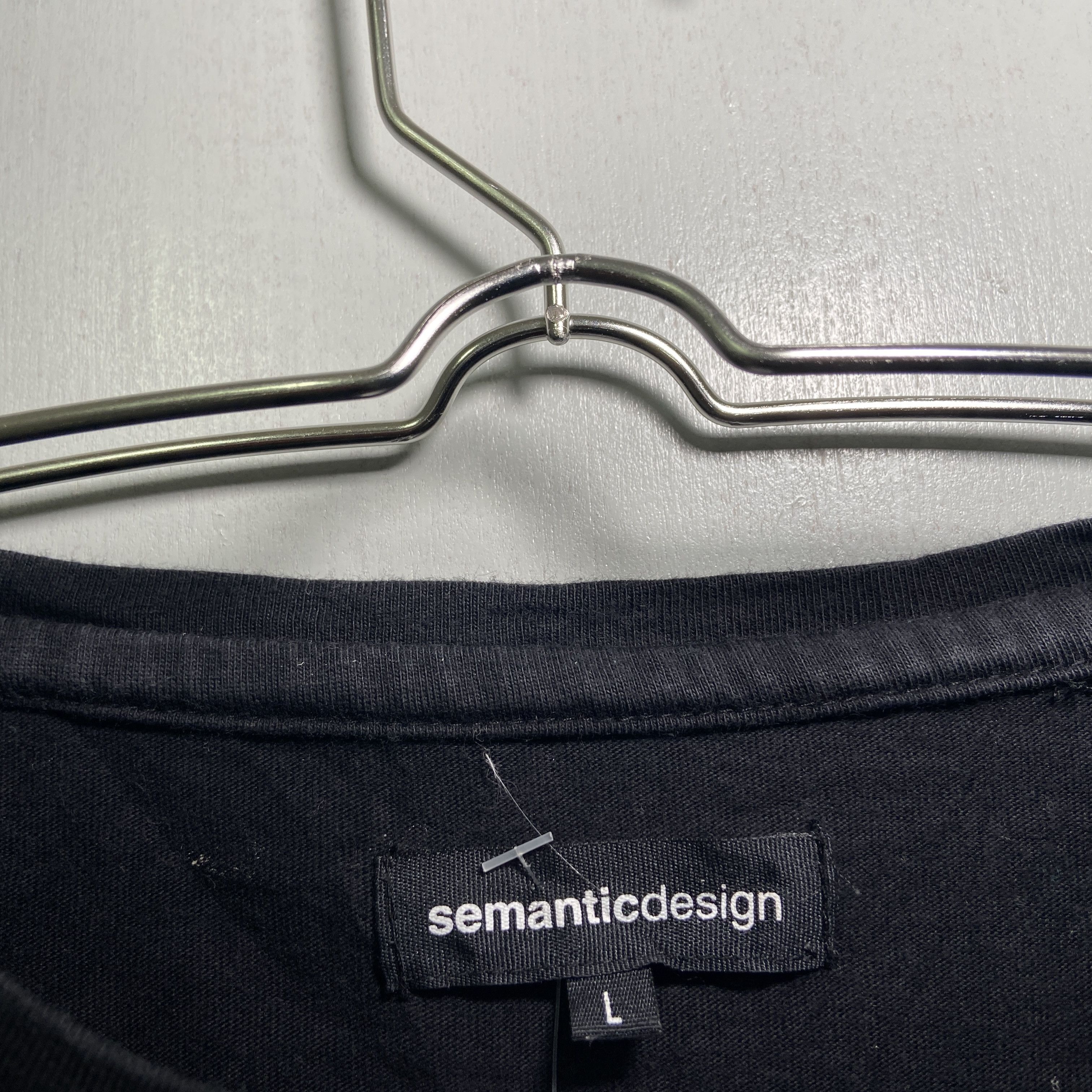 semanticdesign Semantic Design Punk Flannel Hem Tee L | Japan Y2K Grunge Size US L / EU 52-54 / 3 - 4 Thumbnail