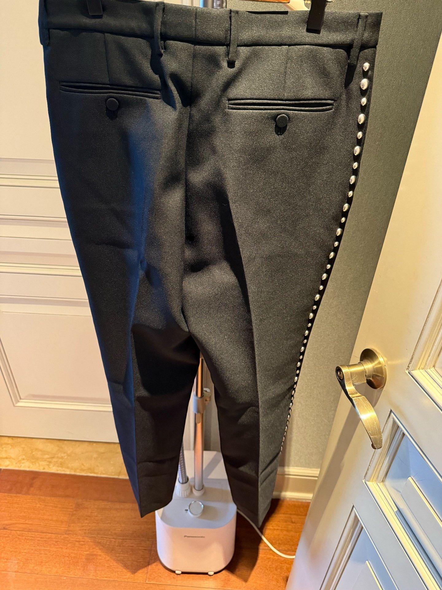 Gucci Gucci Gray Metal Rivet Trousers Size US 32 / EU 48 - 3 Thumbnail