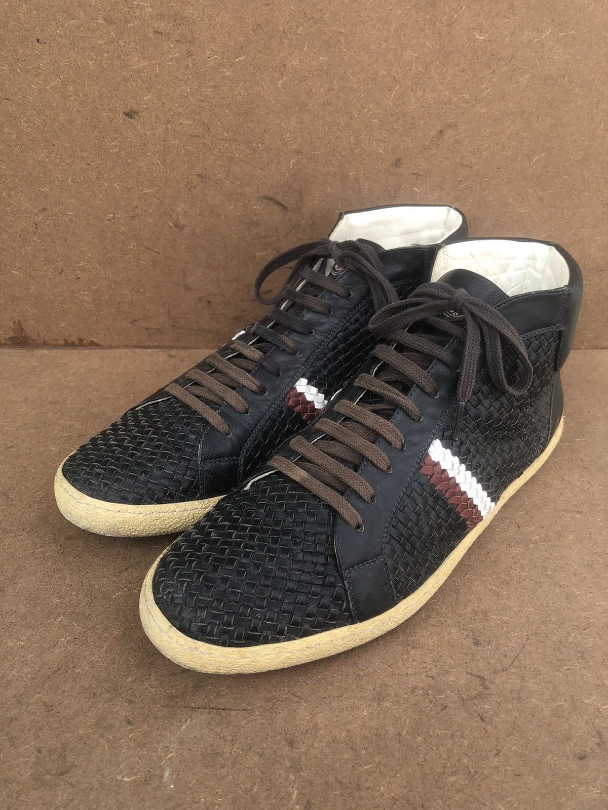 Moncler Moncler Black Hightop Sneakers Size 44 Size US 10 / EU 43 - 1 Thumbnail