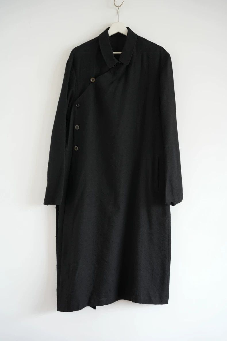 Yohji Yamamoto Yohji Yamamoto 07 Monk's slanting placket coat Size US M / EU 48-50 / 2 - 2 Thumbnail