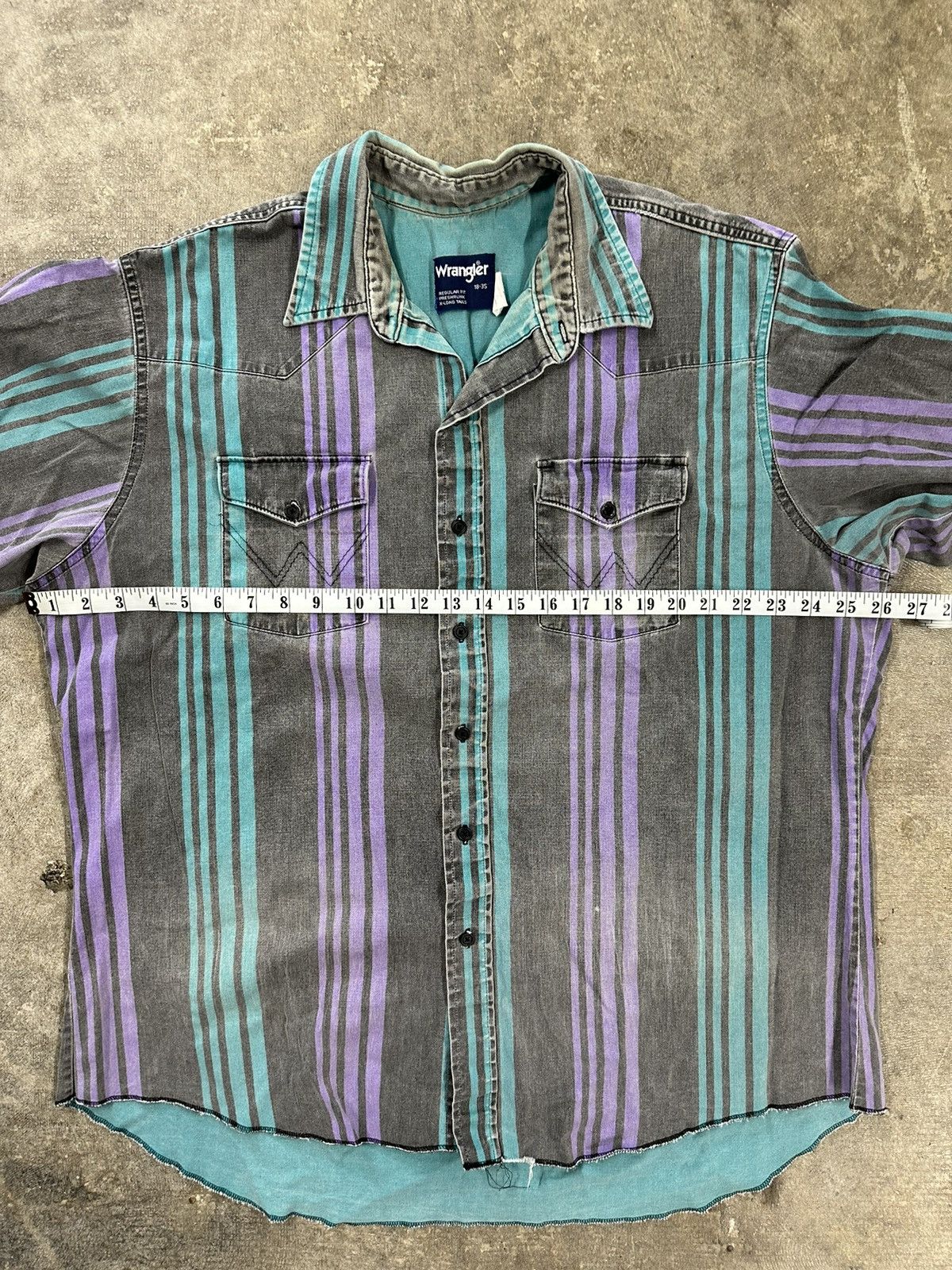 Wrangler Vintage 90s Wrangler Western Brushpopper Button Up Shirt Size US XL / EU 56 / 4 - 10 Thumbnail