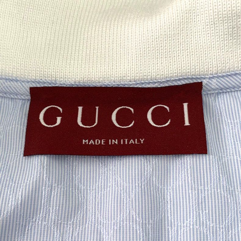 Gucci GucciLight blue logo jacquard full-print cotton drawstring Size XS / US 0-2 / IT 36-38 - 5 Thumbnail