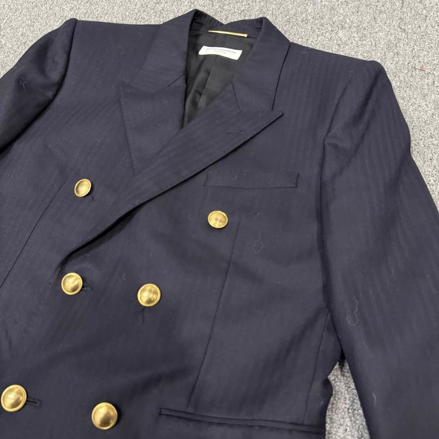 Saint Laurent Paris SLP black wool blazer 38 mint Size S / US 4 / IT 40 - 3 Thumbnail