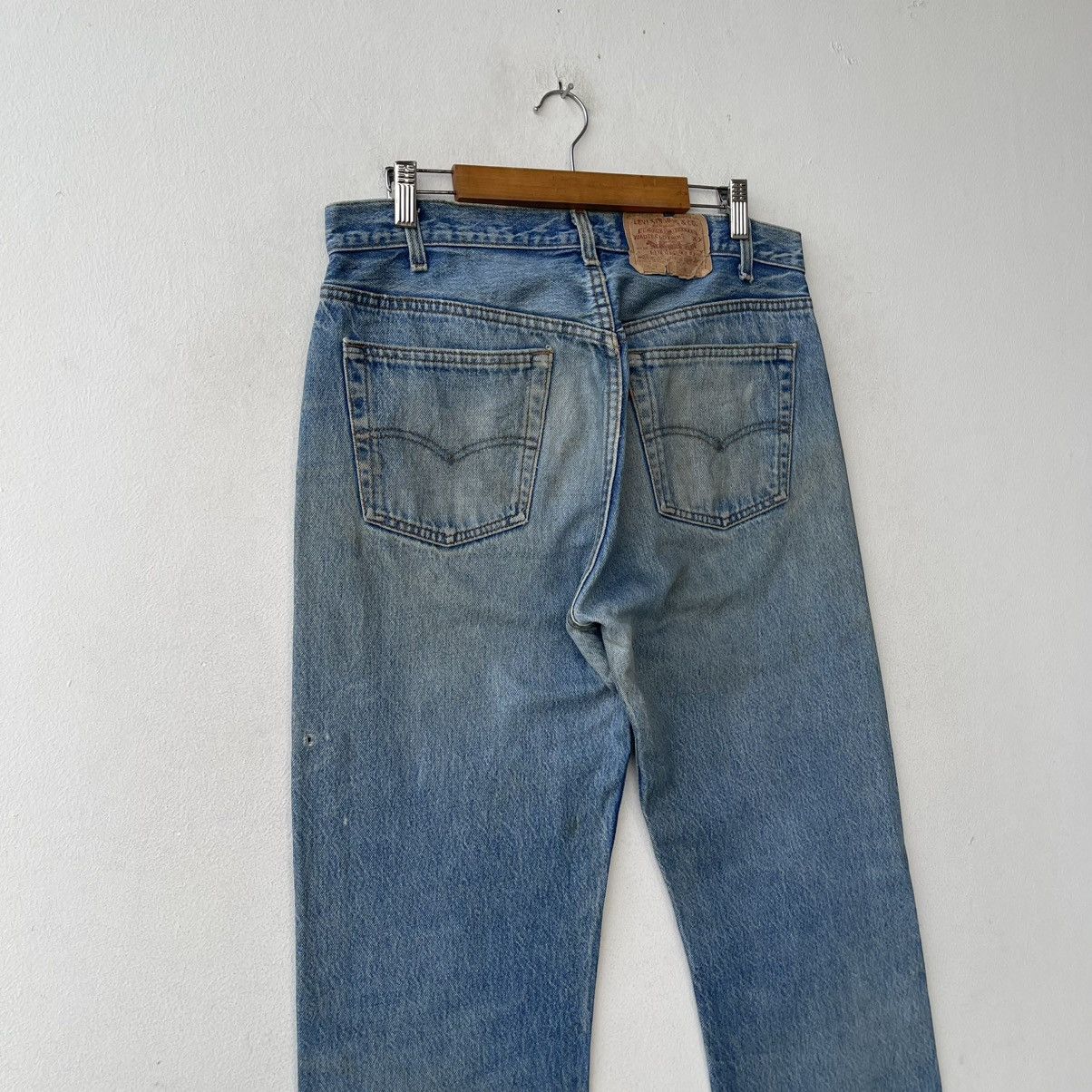 Levi's Vintage 80s Levi's 501 Denim Jeans Faded Distressed Size US 34 / EU 50 - 11 Thumbnail
