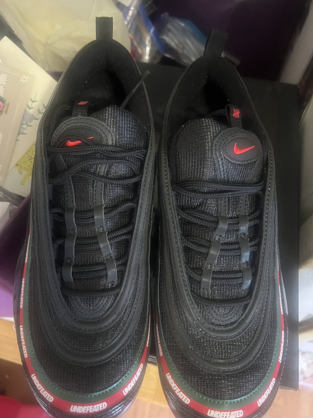 Nike Nike Undefeated x Air Max 97 OG Black Size 10.5 AJ1986 001 Size US 10.5 / EU 43-44 - 1 Thumbnail