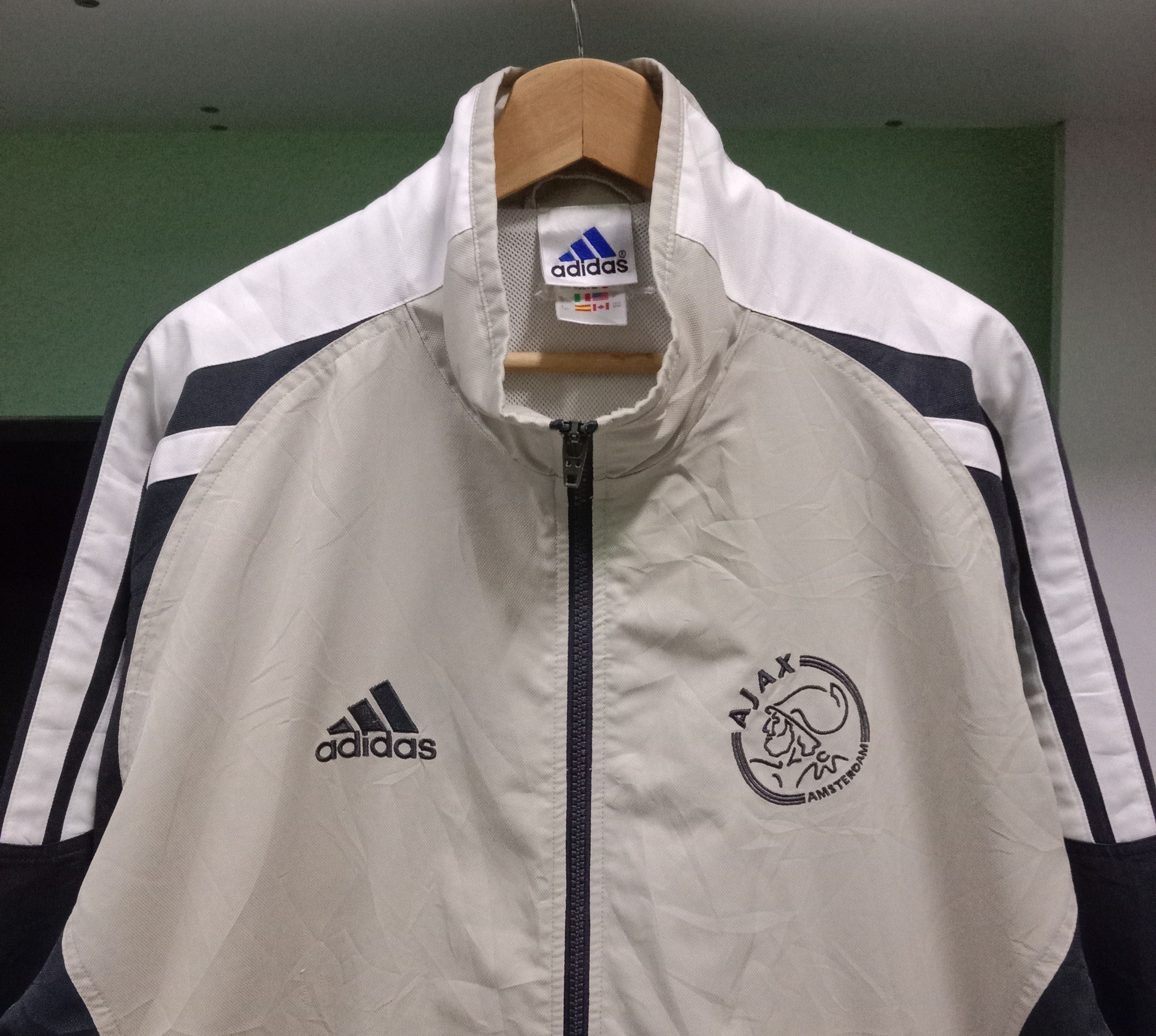 Adidas ADIDAS CLIMALITE Ajax Amsterdam Track Jacket Size US M / EU 48-50 / 2 - 3 Thumbnail