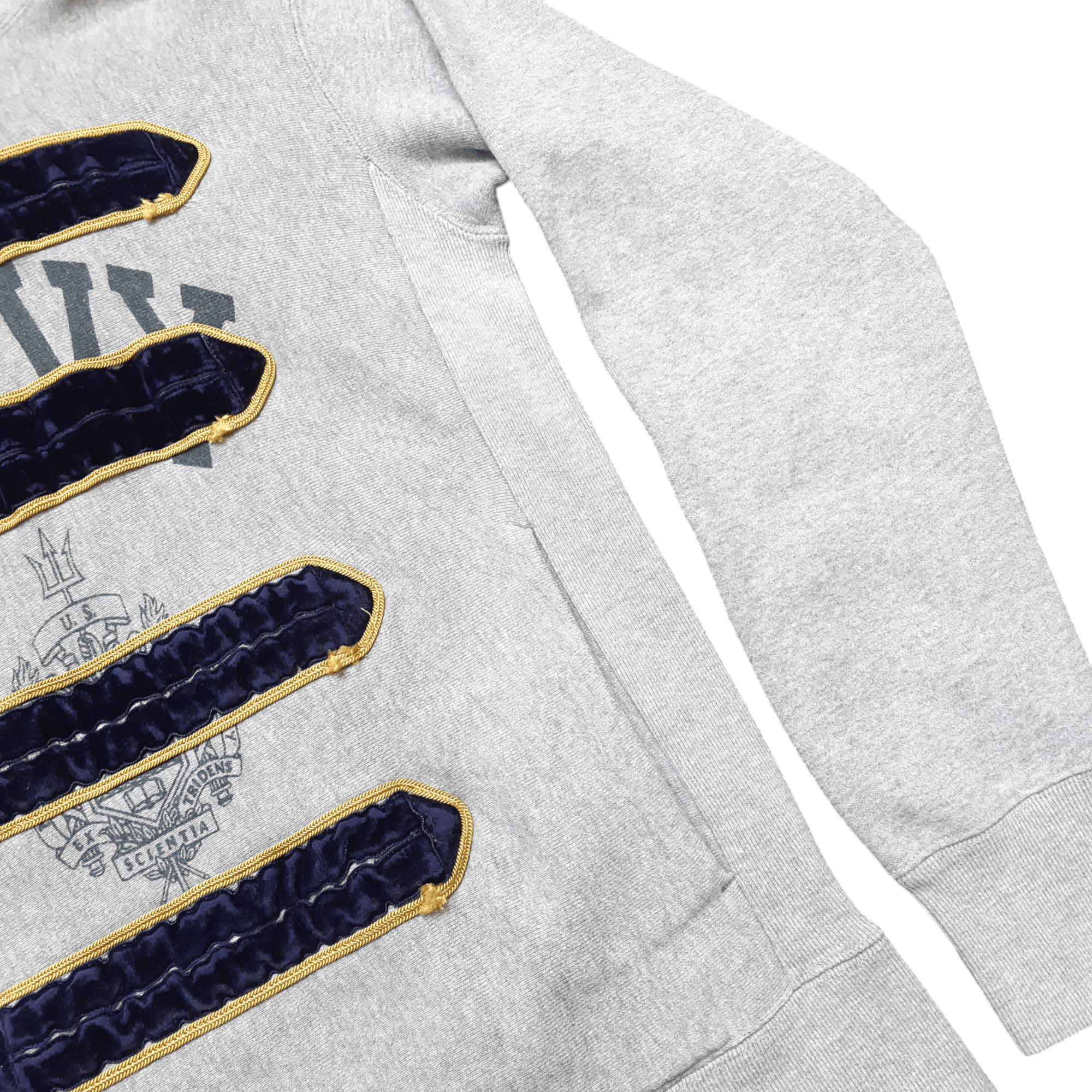 Japanese Brand Sasquatchfabrix US Navy Dweller Hoodie 10AW Small Size S / US 4 / IT 40 - 7 Thumbnail