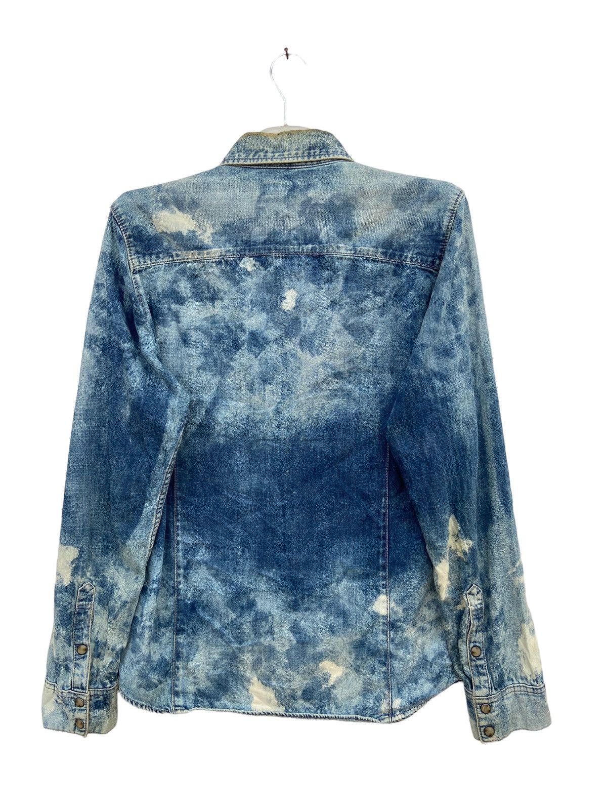 GOSTAR DE FUGA Fuga Acid Wash Western Shirt Size US M / EU 48-50 / 2 - 2 Thumbnail