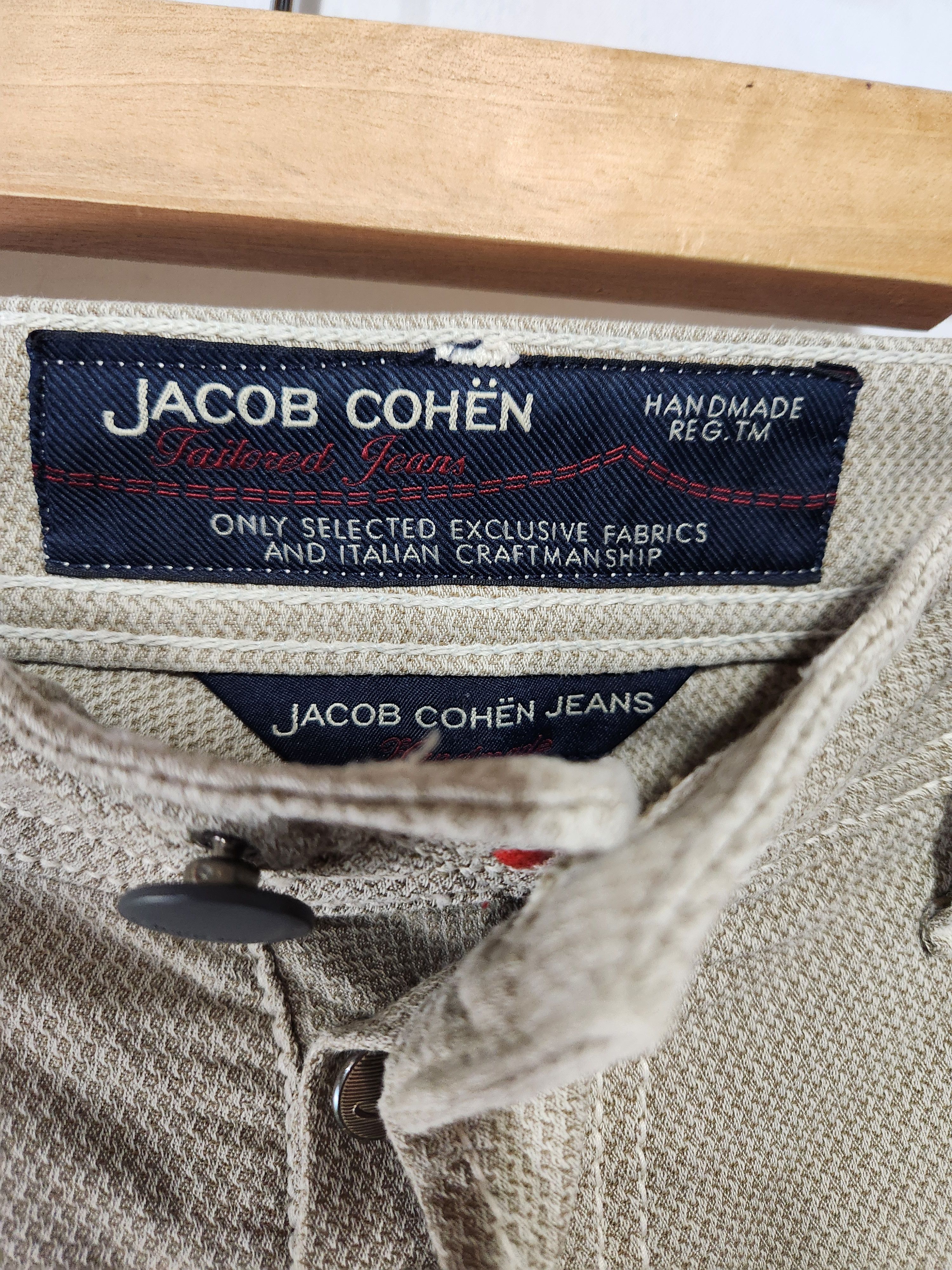 Jacob Cohen Nick Fit Style 622 Cross Woven Gray Size US 32 / EU 48 - 7 Thumbnail