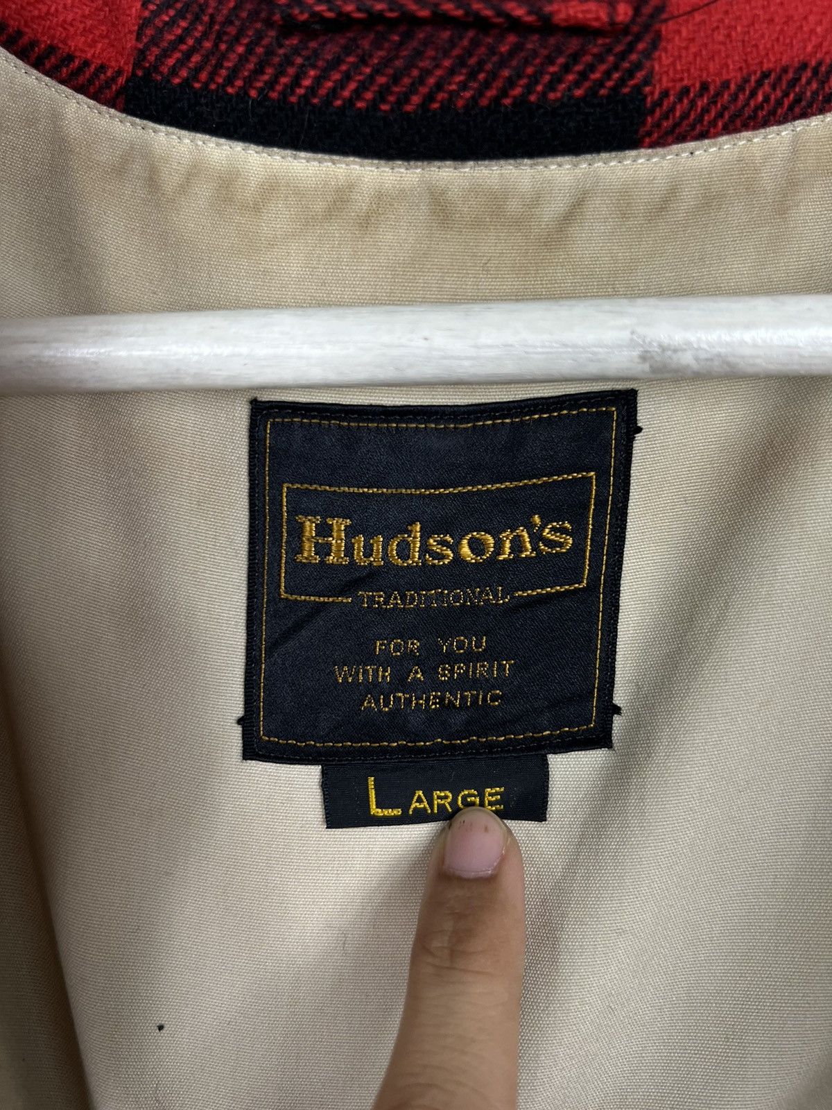 Toyo Enterprises 🔥 VINTAGE HUDSONS PLAID HUNTING WOOL MACKINAW Size US L / EU 52-54 / 3 - 15 Thumbnail