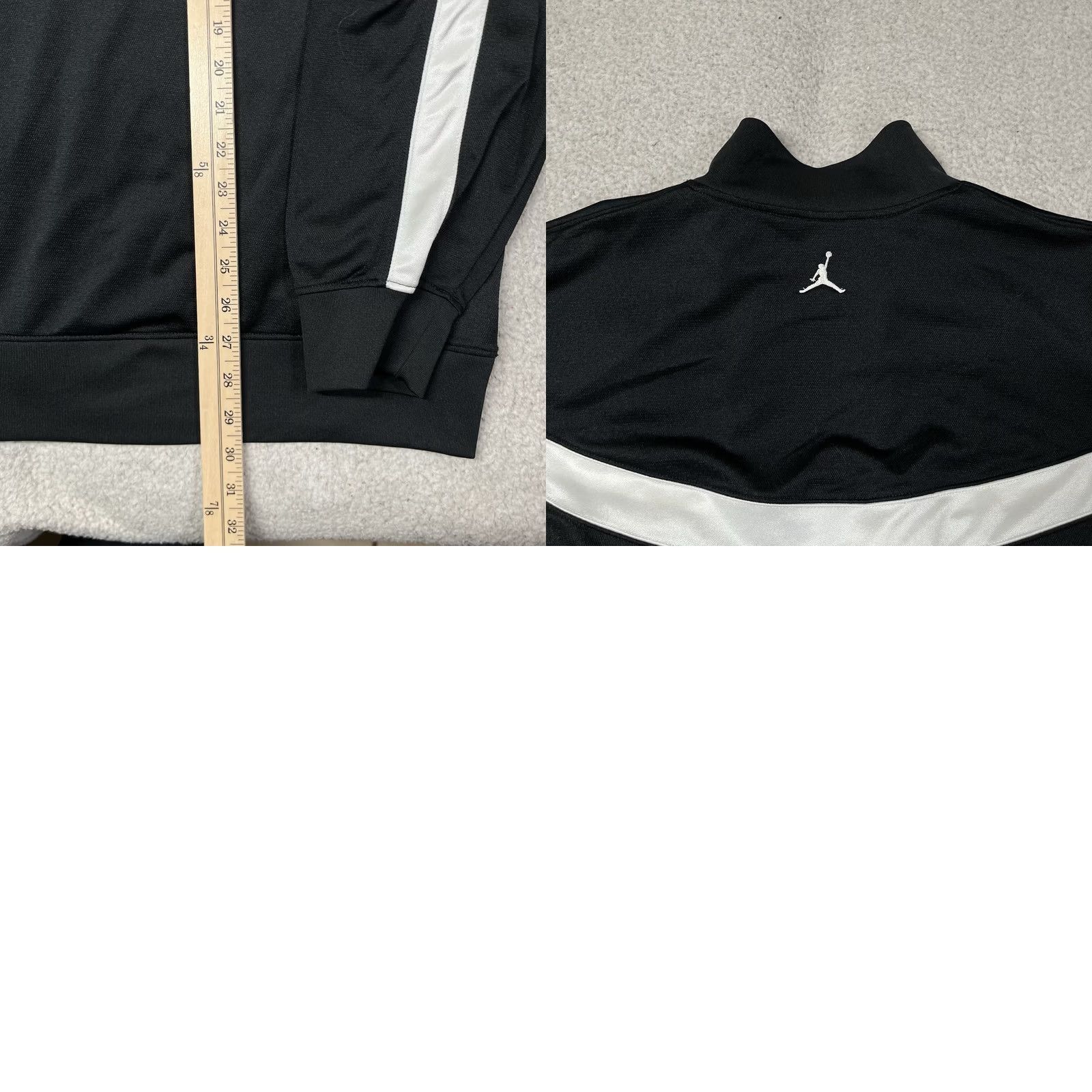 Jordan Brand Air Jordan Track Jacket Men XL Black Full Zip Jumpman Logo Basketball Y2K Retro Size US XL / EU 56 / 4 - 9 Thumbnail