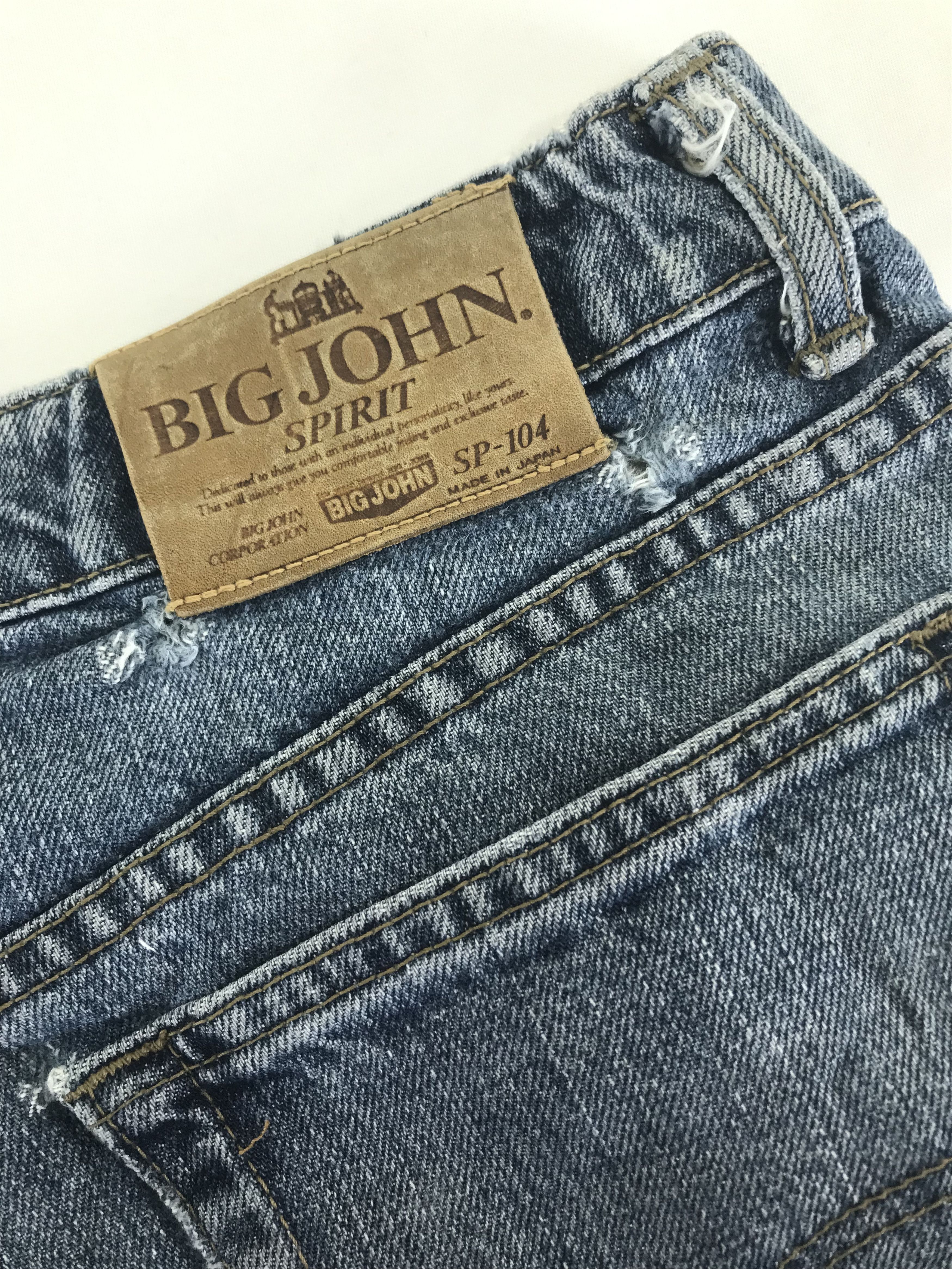 Big John Vintage Big John Spirit Blue Washed Jeans Size US 32 / EU 48 - 11 Thumbnail