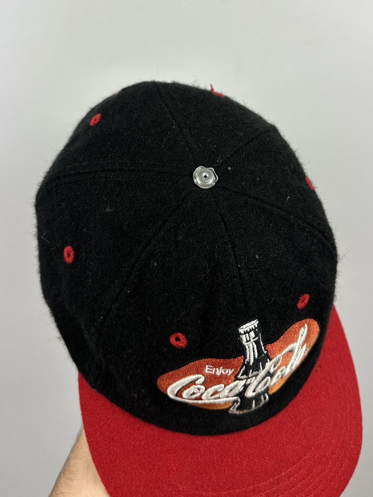 Coca Cola × Vintage Vintage 90’s Coca Cola Promo Wool Cap Size ONE SIZE - 5 Thumbnail