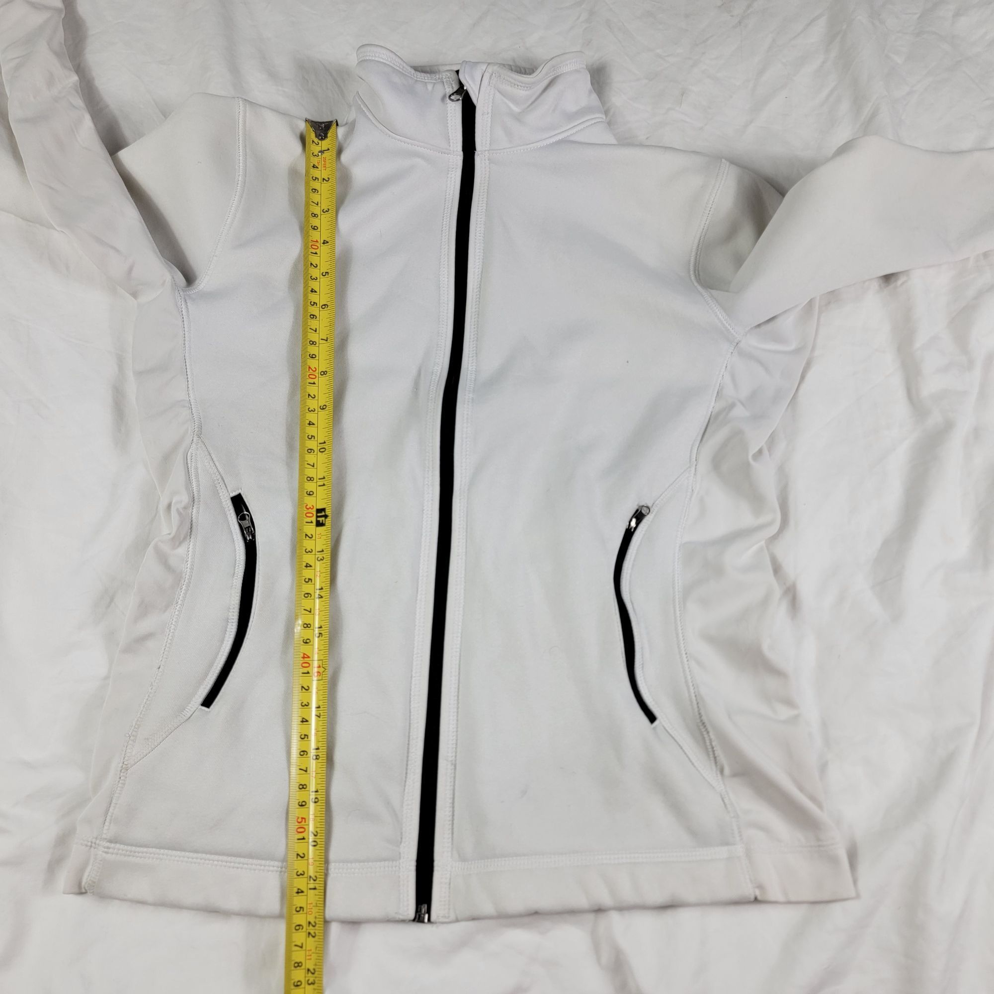 New Balance New Balance Adults Medium White Full Zip Sweater Lightweight Size M / US 6-8 / IT 42-44 - 9 Thumbnail