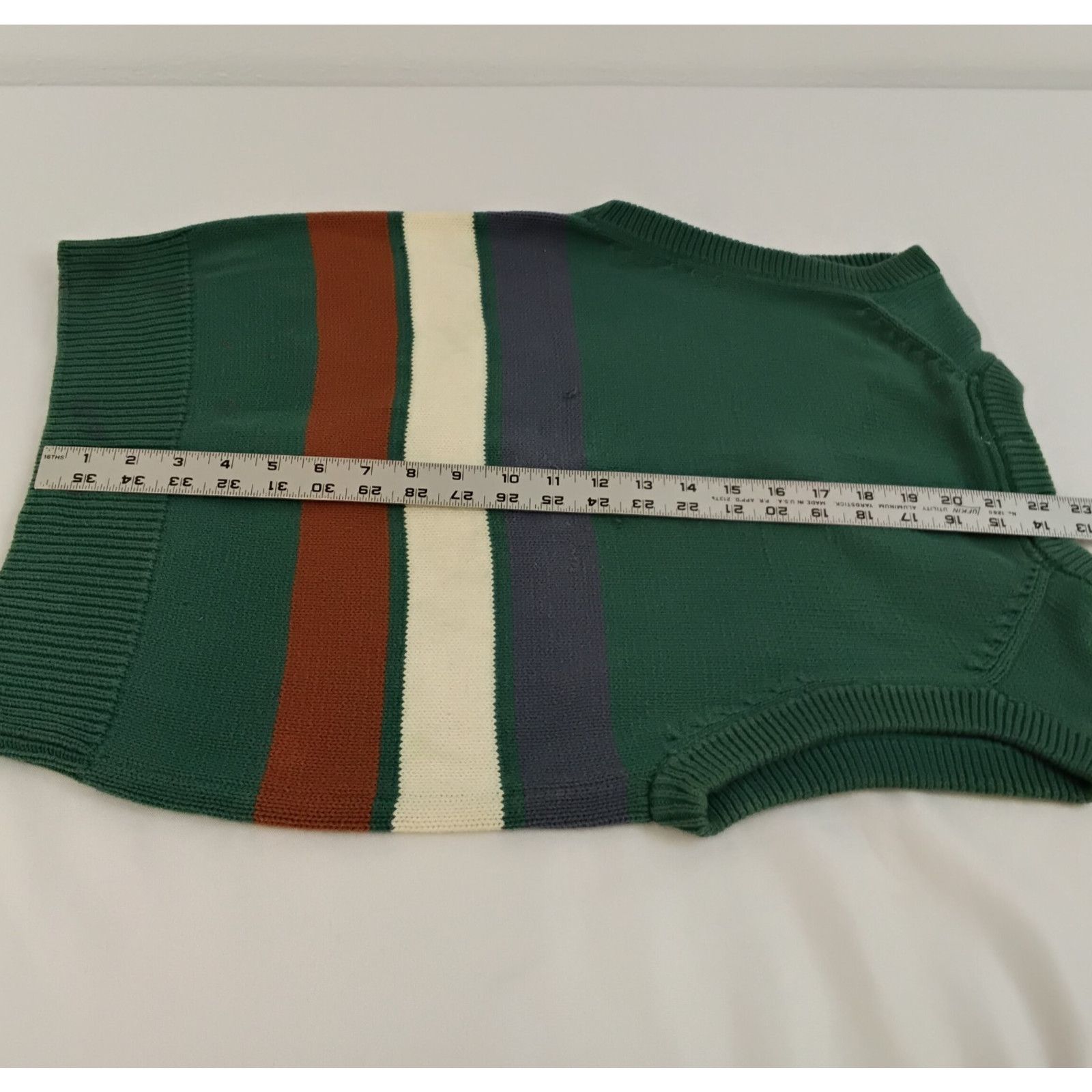 Izod Izod Lacoste Sweater Vest Women's S Green Cotton VTG 80's Size S / US 4 / IT 40 - 12 Thumbnail