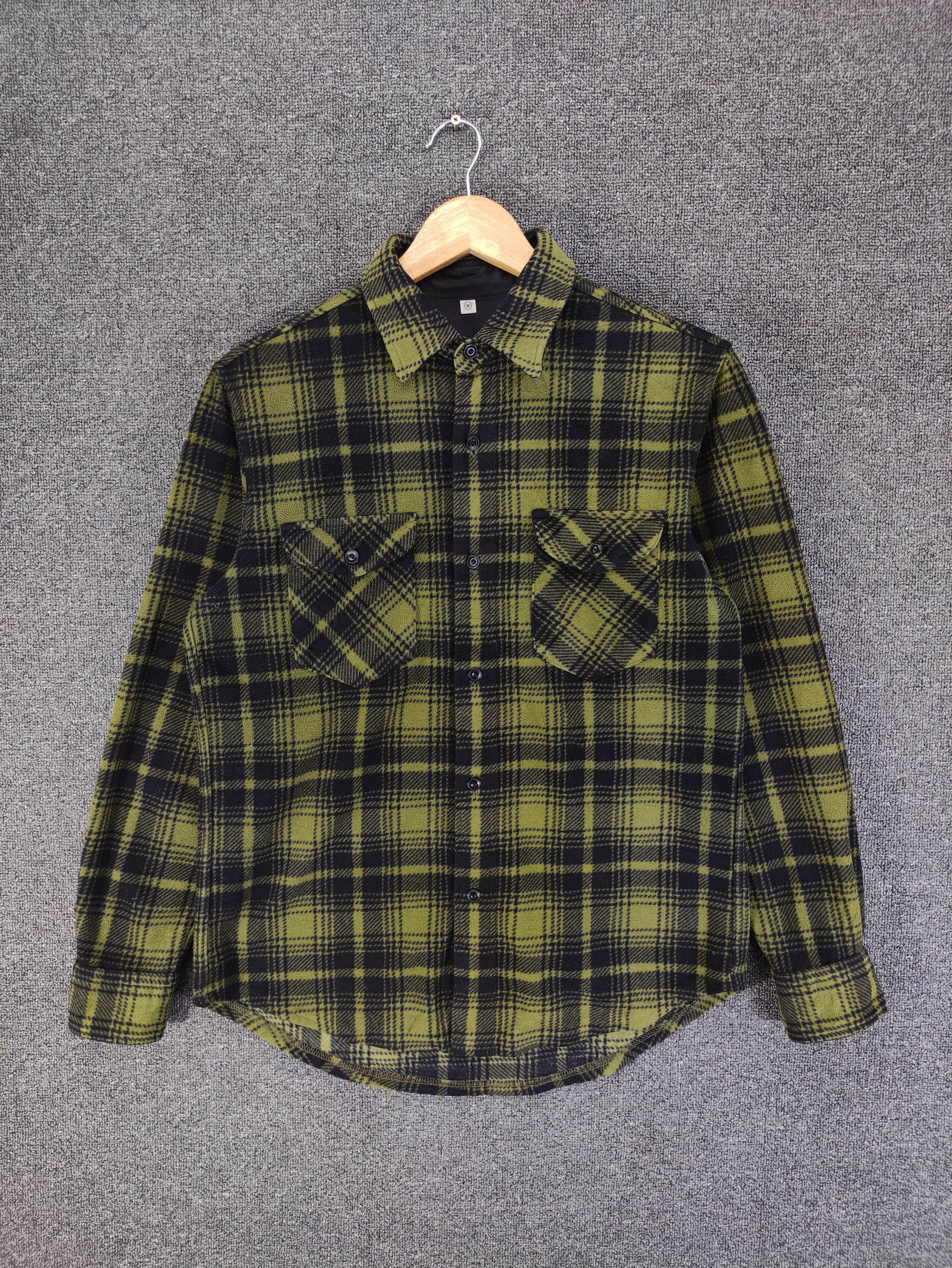 Uniqlo Vintage Uniqlo Flannel Fleece Button Up Long Sleeve Size US M / EU 48-50 / 2 - 1 Thumbnail