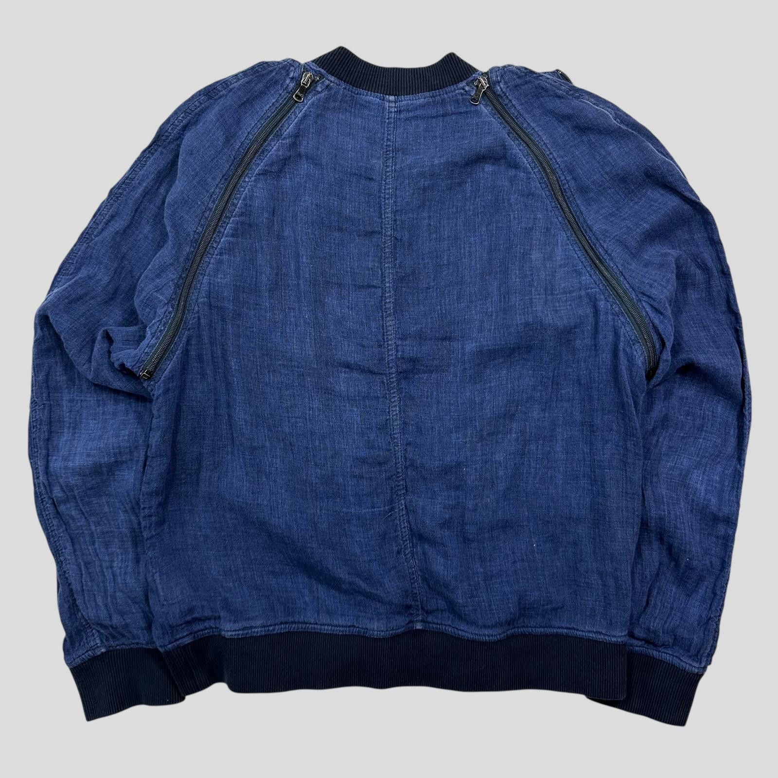 D.Gnak By Kang.D D&G 00’s Flax Multi-Zip Parachute Bomber Jacket - M Size US M / EU 48-50 / 2 - 3 Thumbnail