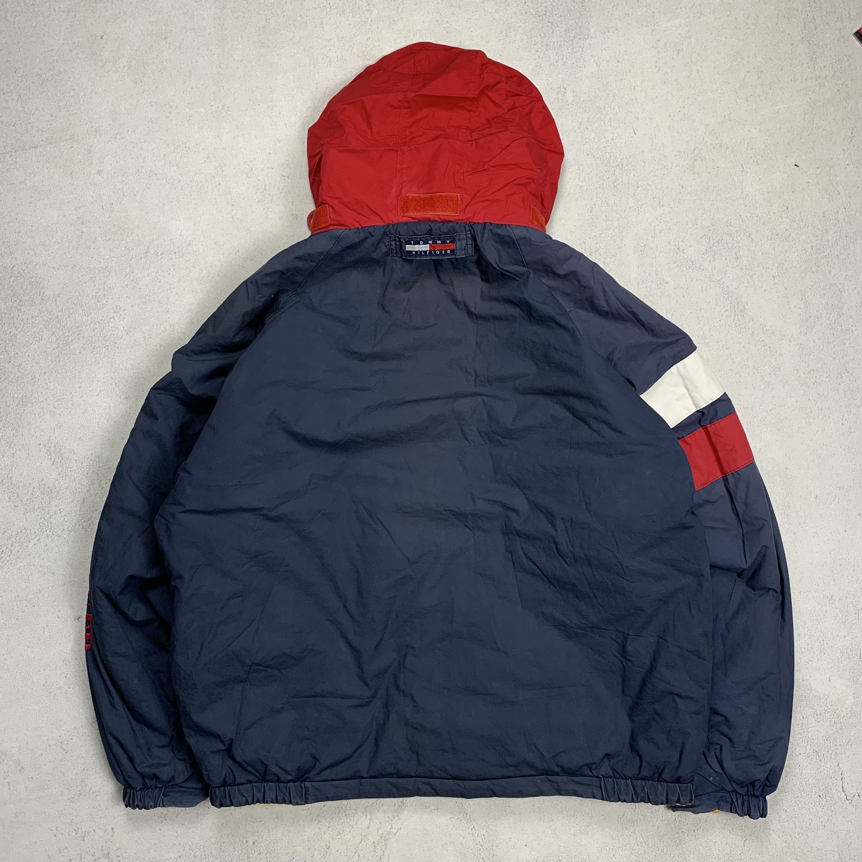 Tommy Hilfiger Vintage 90s Reversible Tommy Hilfiger Puffer Jacket Size US XXL / EU 58 / 5 - 7 Thumbnail