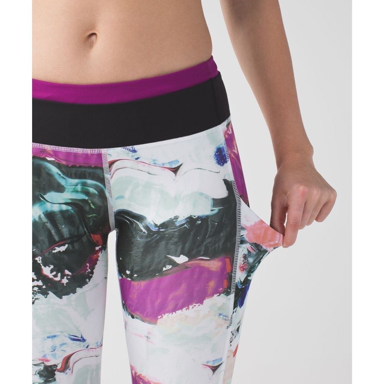 Lululemon Lululemon Leggings Run Inspire Crop II All Full-On Luxtreme Size 26" / US 2 / IT 38 - 6 Thumbnail