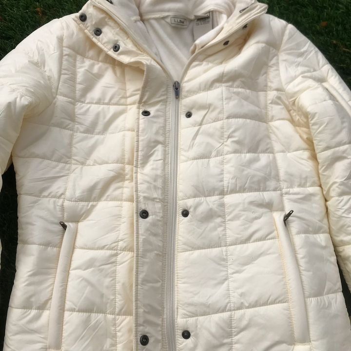 L.L. Bean LL Bean Maine Freeport USA down Puffer White Jacket Size US M / EU 48-50 / 2 - 10 Thumbnail