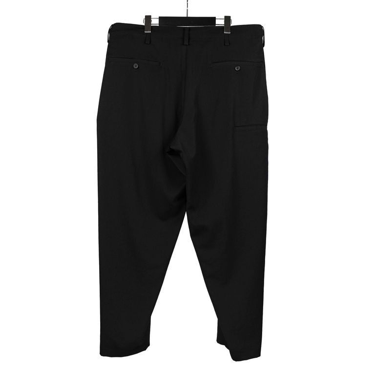 Yohji Yamamoto Yohji Yamamoto Pour Homme Wool SIDE 3ST TUCK PANTS TrouserS Size US 30 / EU 46 - 14 Thumbnail