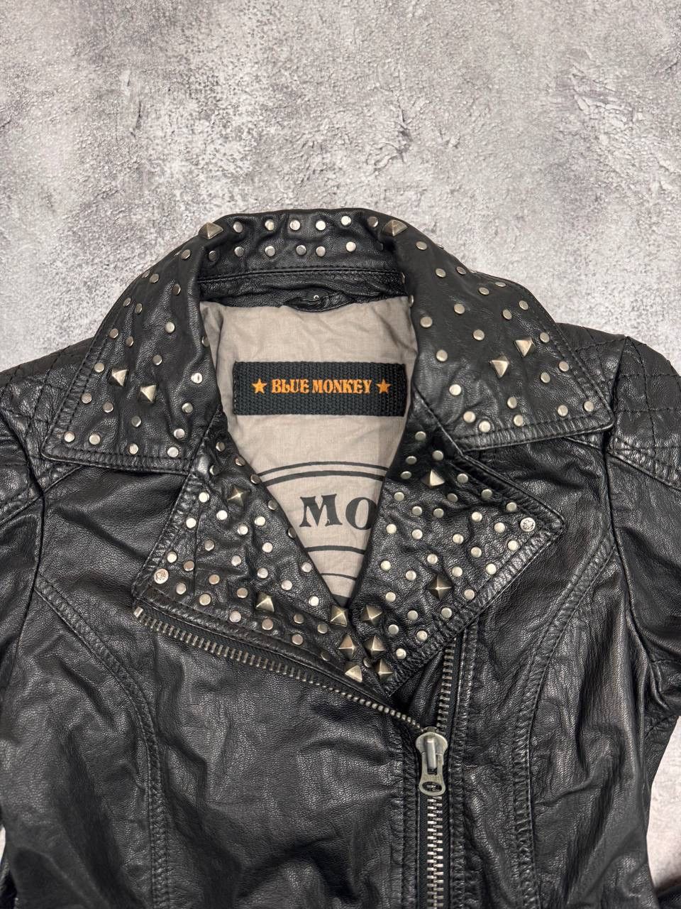 Other Blue Monkey Men Black Leather Jacket Size S Size US S / EU 44-46 / 1 - 9 Thumbnail