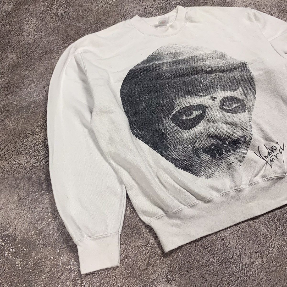 Band Tees VINTAGE Y2K SCREAMER FACE HORROR SKELETON BLOOD PSYCHO 90s Size US M / EU 48-50 / 2 - 4 Thumbnail