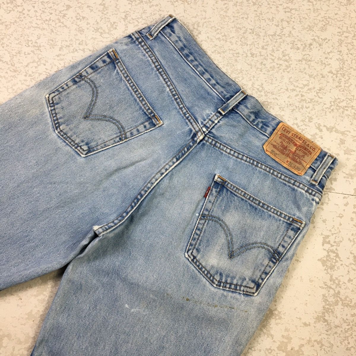 Levi's Levis 550 Relaxed Fit Vintage Y2K Jeans Size US 32 / EU 48 - 5 Thumbnail