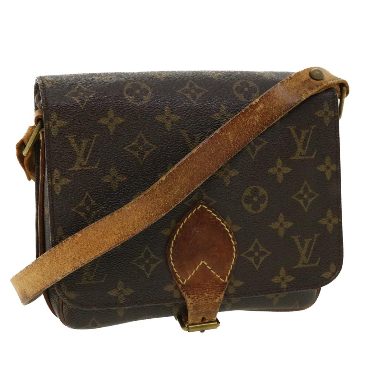 Louis Vuitton LOUIS VUITTON Monogram Cartouchiere MM Shoulder Bag M51253 Size ONE SIZE - 1 Thumbnail
