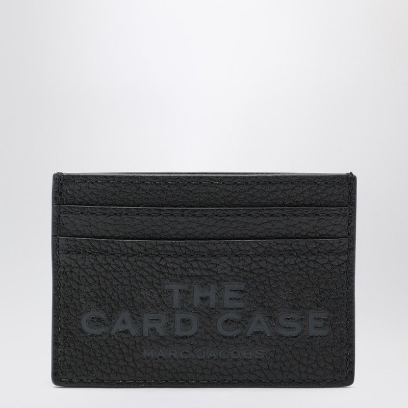 Marc Jacobs Marc Jacobs Black Full-Grain Leather Cardholder Size ONE SIZE - 1 Thumbnail