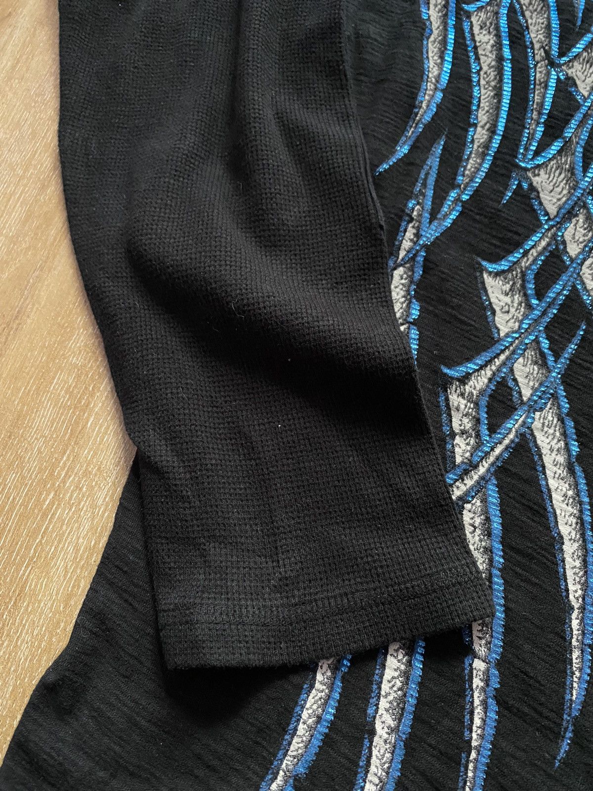 Affliction Affliction Live Fast T Shirt Long Sleeve Logo Spell Out Size US XL / EU 56 / 4 - 3 Thumbnail