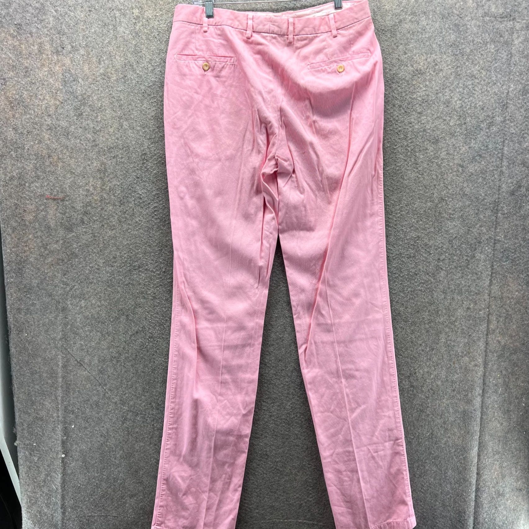 Fedeli Fedeli Pants Womens 34 Pink Cotton Chino Slim Fit Made in Italy Luxury 54 EU Size 24" / US 00 / IT 34 - 4 Thumbnail