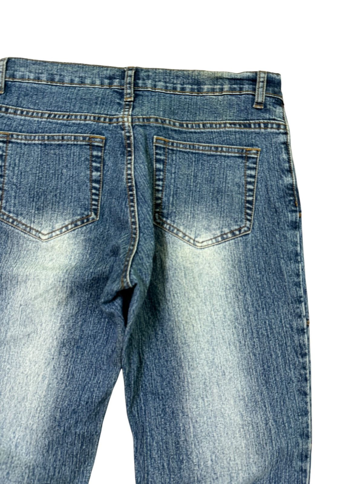 Hysteric Glamour FLARED SEBO RECONSTRUCTED DESIGN ELASTIC DENIM JEANS Size 28" / US 6 / IT 42 - 14 Thumbnail